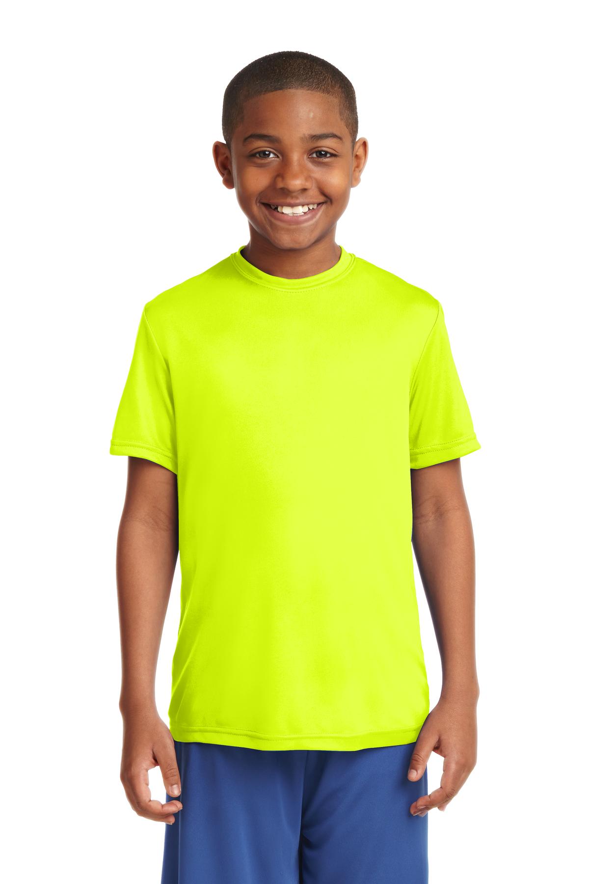 Sport Tek Youth's Dri-Fit PosiCharge Workout S-XL T-Shirt M-YST350 - Picture 20 of 29