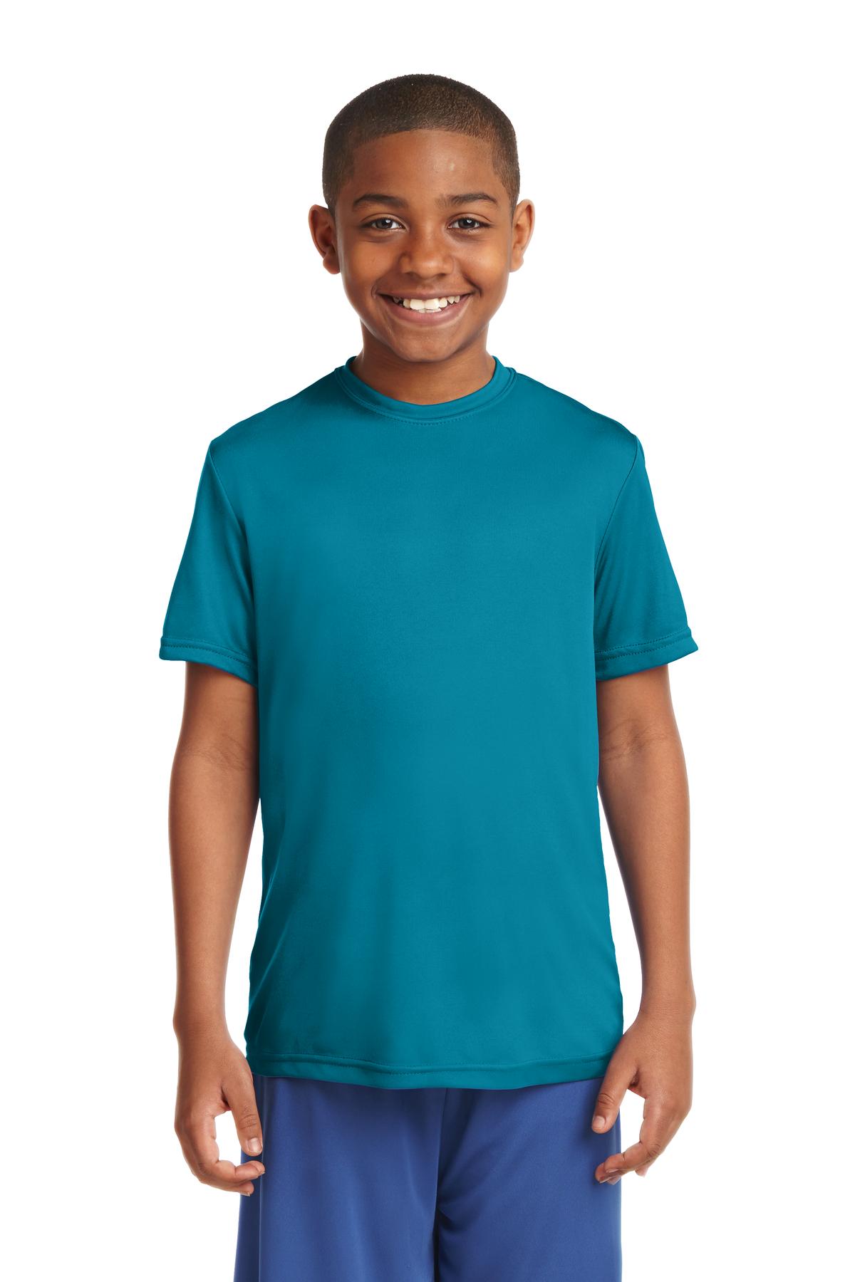 Sport Tek Youth's Dri-Fit PosiCharge Workout S-XL T-Shirt M-YST350 - Picture 25 of 29