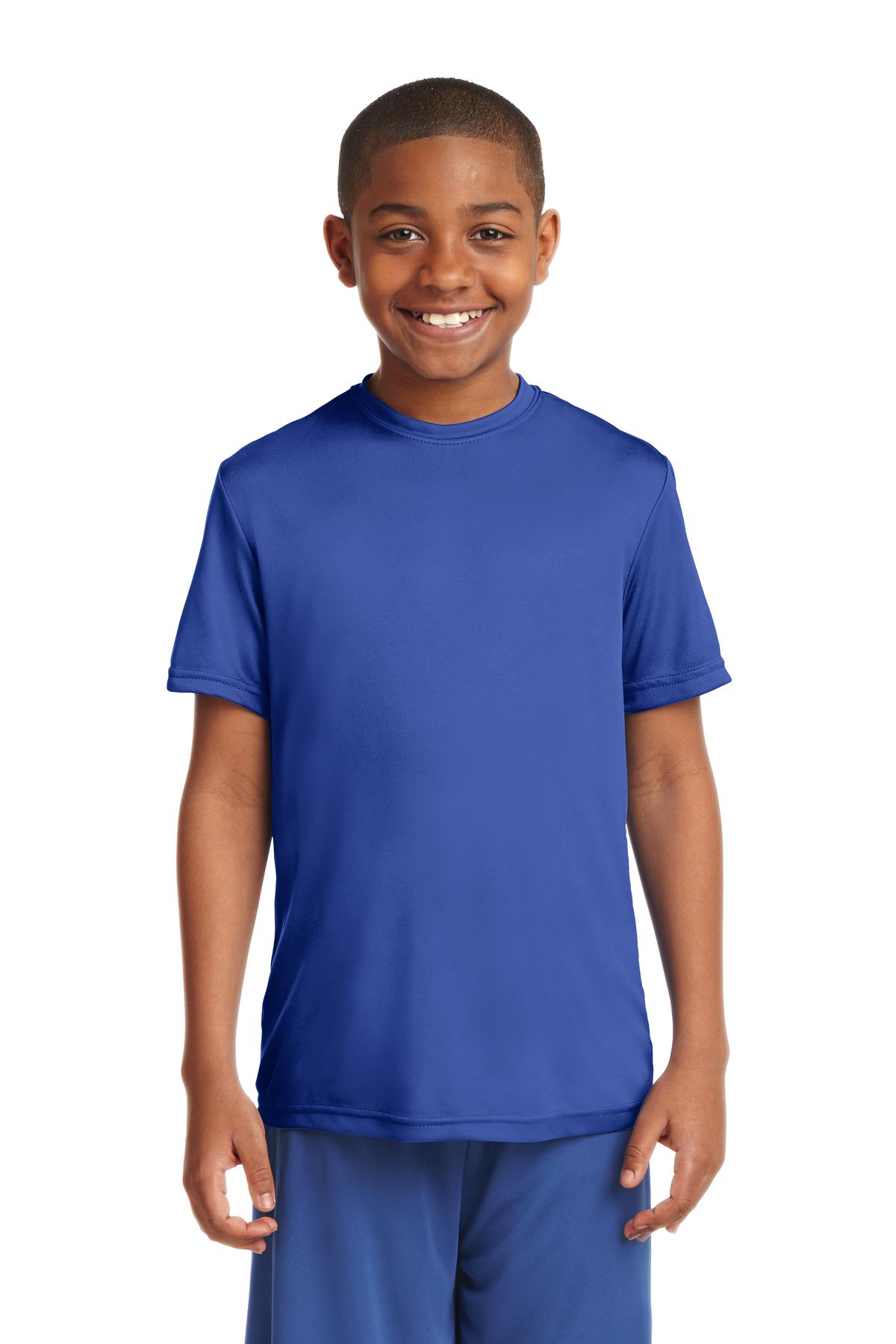 Sport Tek Youth's Dri-Fit PosiCharge Workout S-XL T-Shirt M-YST350 - Picture 28 of 29