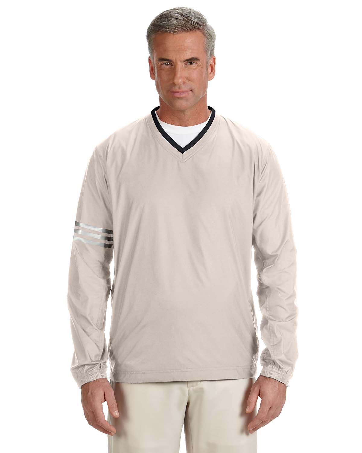 Adidas Golf Mens ClimaLite Colorblock V Neck Windbreaker Shirt S-3XL ...