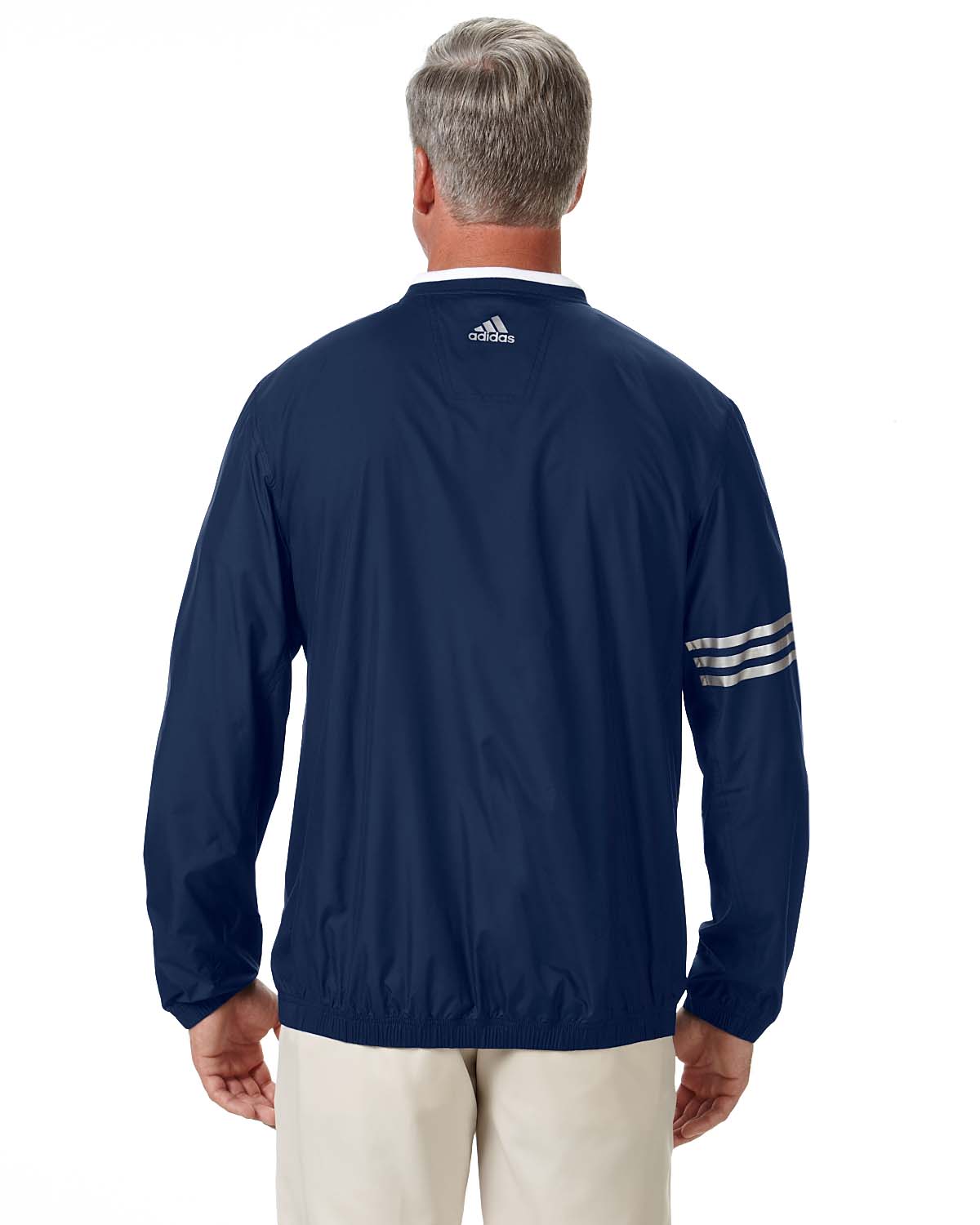 Adidas Golf Mens ClimaLite Colorblock V Neck Windbreaker Shirt S-3XL ...