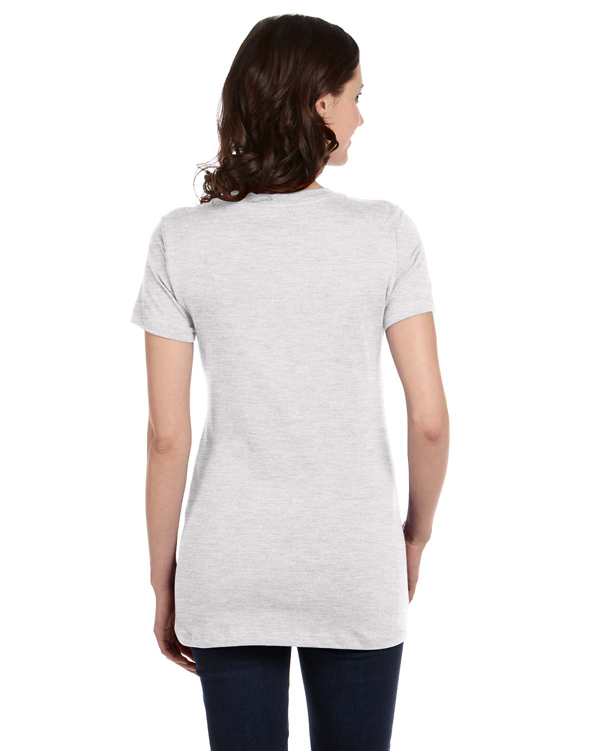 Bella Canvas Ladies Womens Deep V-Neck Short Sleeve S-XL T-Shirt R ...
