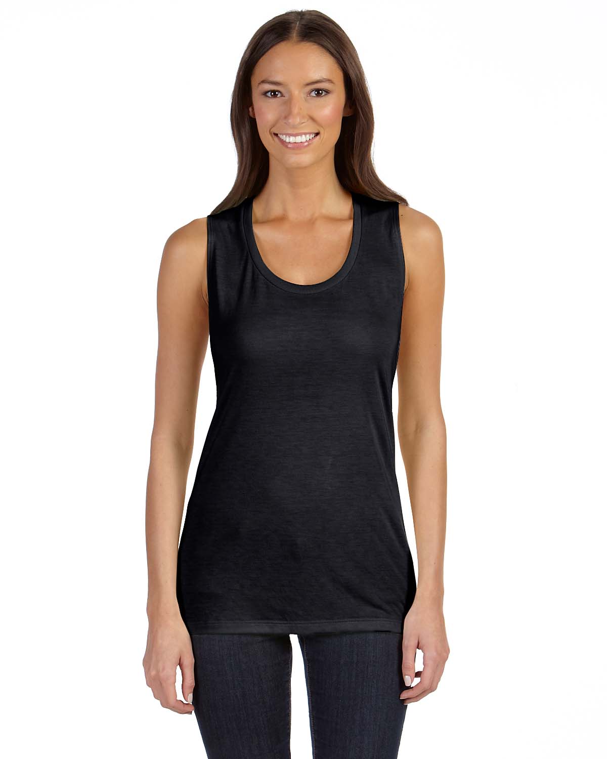 Bella + Canvas Women's Flowy Scoop Muscle TanK Top Shirt M-B8803 | eBay