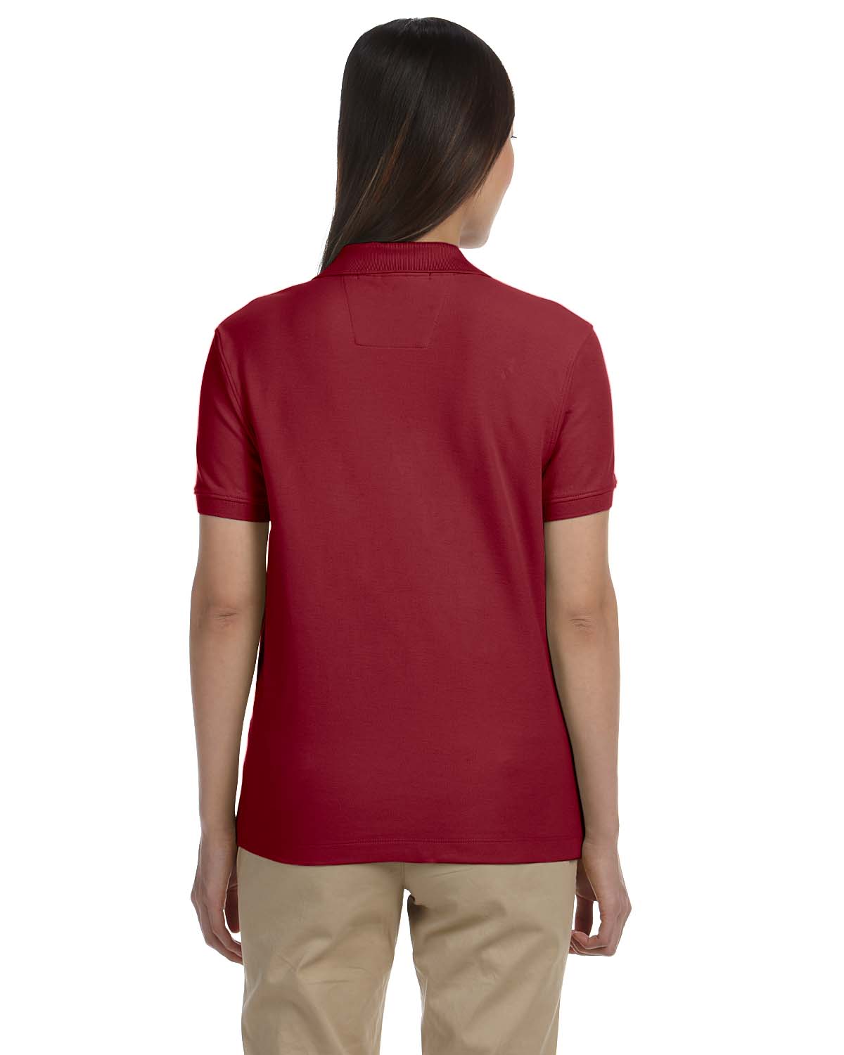 Devon & Jones Women's Pima Short Sleeve Y Collar Polo Sport Shirt S-3XL D100W - Picture 9 of 64