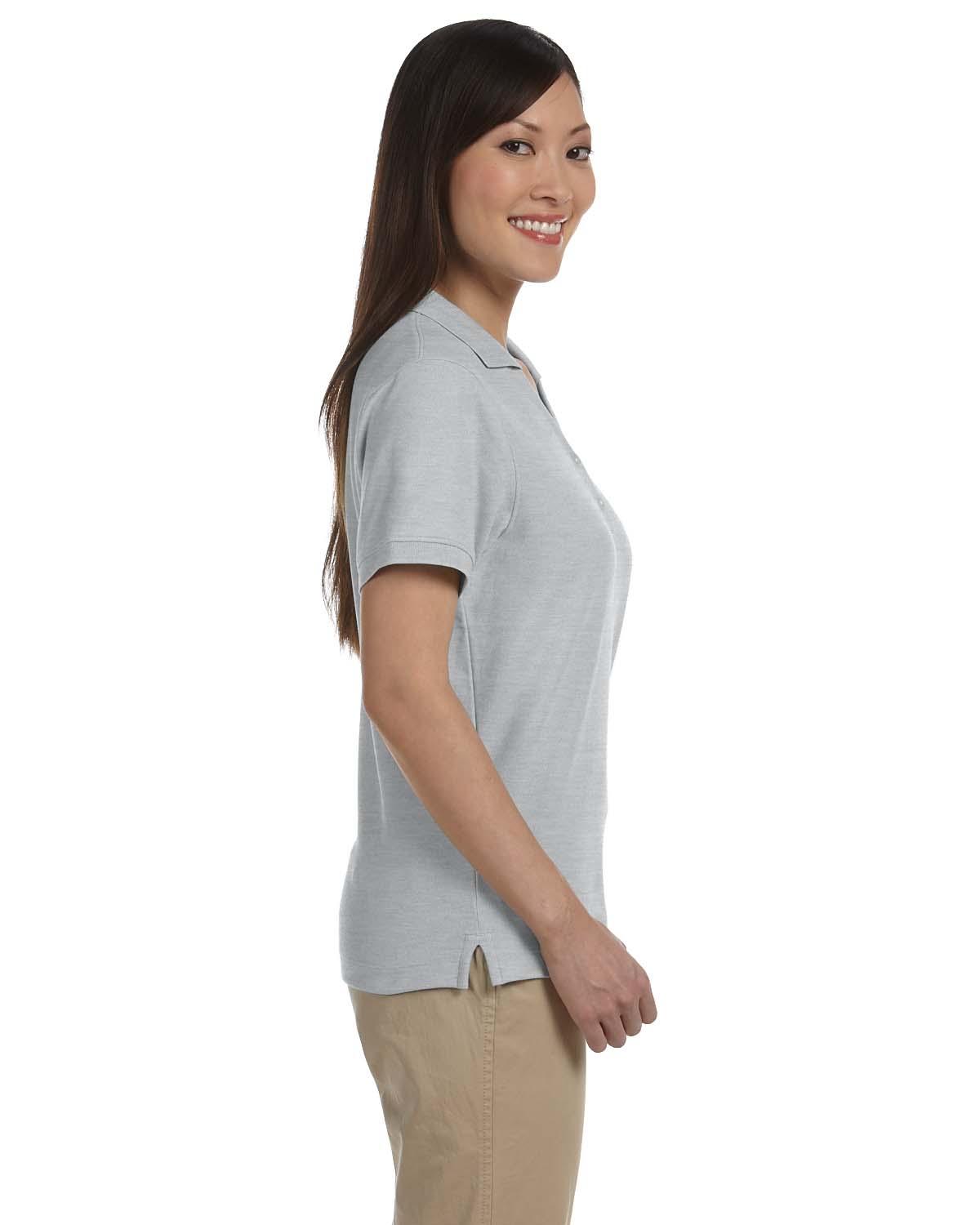 Devon & Jones Women's Pima Short Sleeve Y Collar Polo Sport Shirt S-3XL D100W - Picture 25 of 64