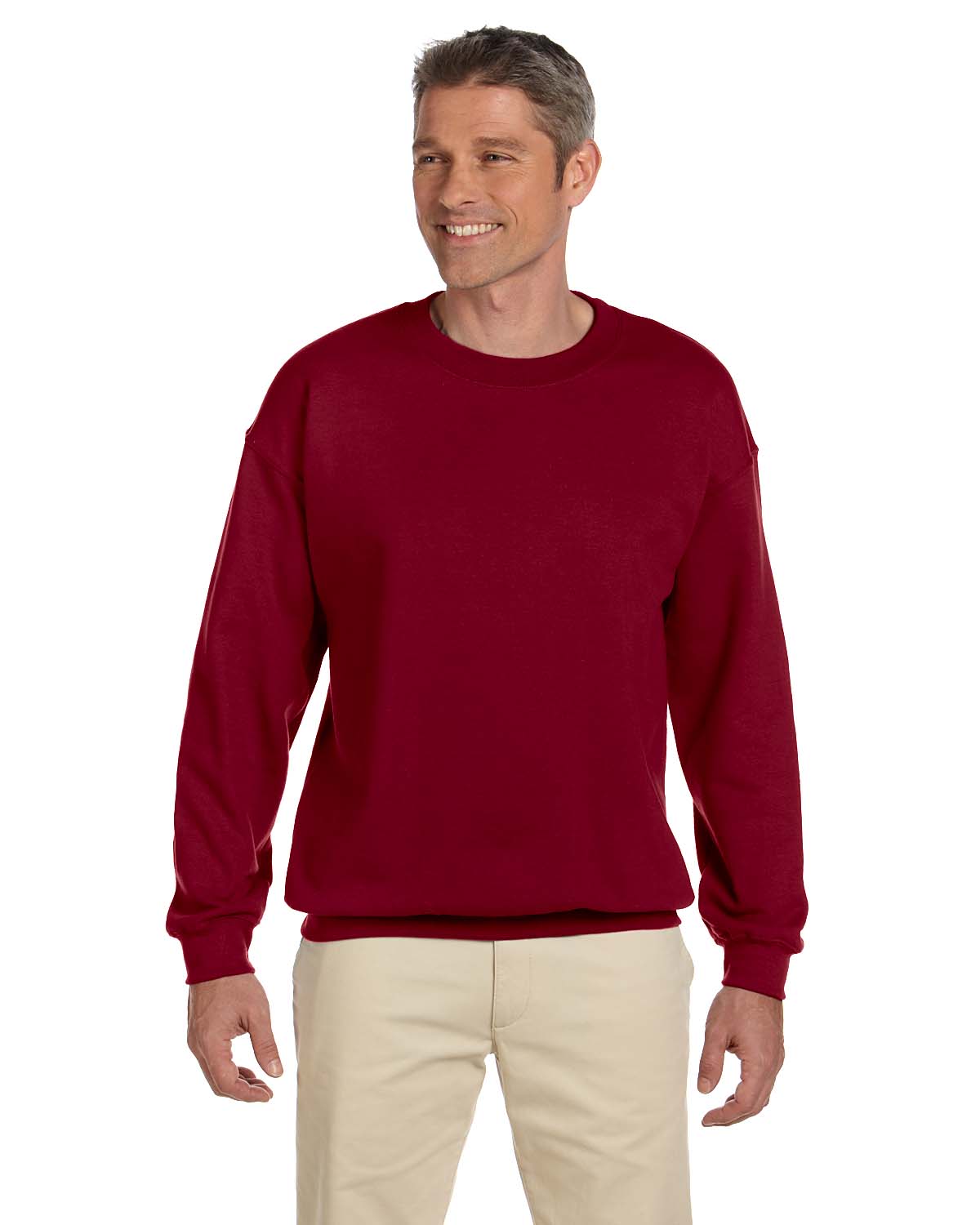 Gildan Mens Sweatshirt Crew Neck Heavy Blend 8 oz 50/50 Fleece S-2XL G180 - Picture 35 of 91