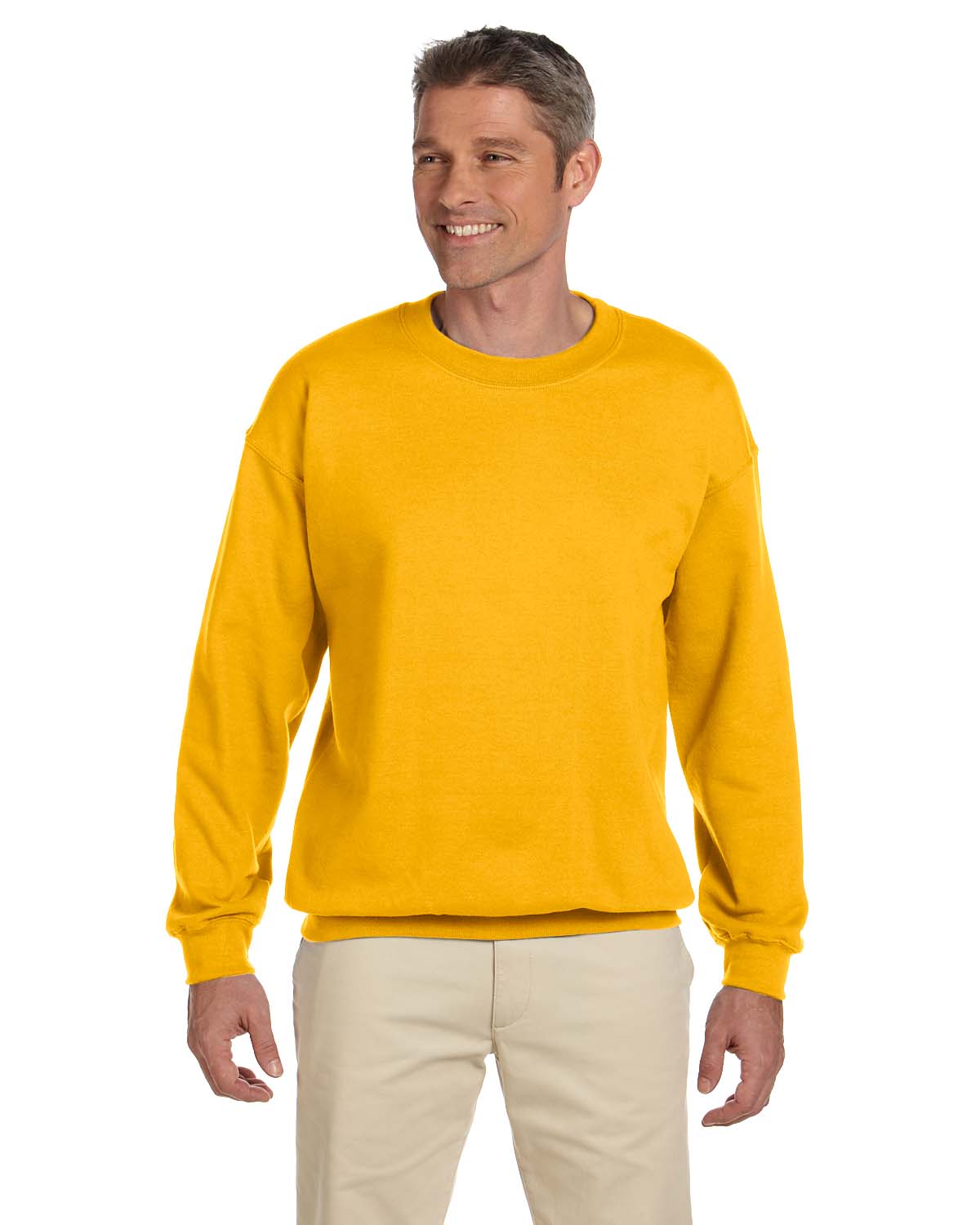 Gildan Mens Sweatshirt Crew Neck Heavy Blend 8 oz 50/50 Fleece S-2XL G180 - Picture 38 of 91