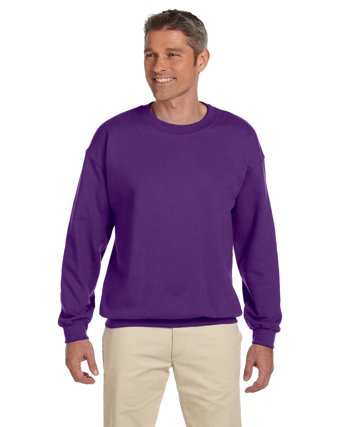 Gildan Mens Sweatshirt Crew Neck Heavy Blend 8 oz 50/50 Fleece S-2XL G180 - Picture 71 of 91