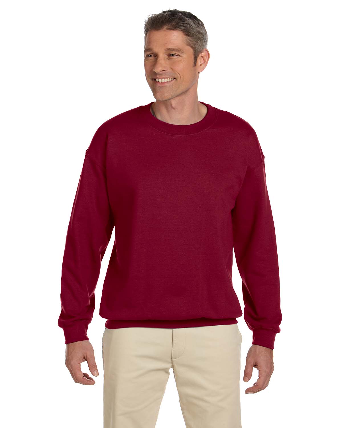 Gildan Mens Sweatshirt Crew Neck Heavy Blend 8 oz 50/50 Fleece S-2XL G180 - Picture 5 of 91