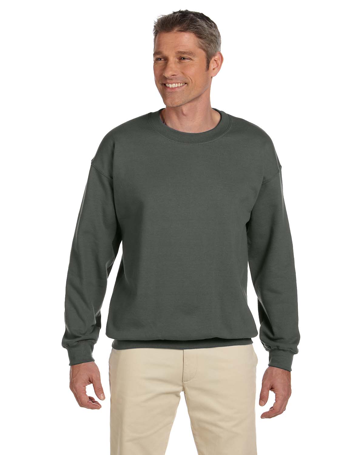 Gildan Mens Sweatshirt Crew Neck Heavy Blend 8 oz 50/50 Fleece S-2XL G180 - Picture 62 of 91
