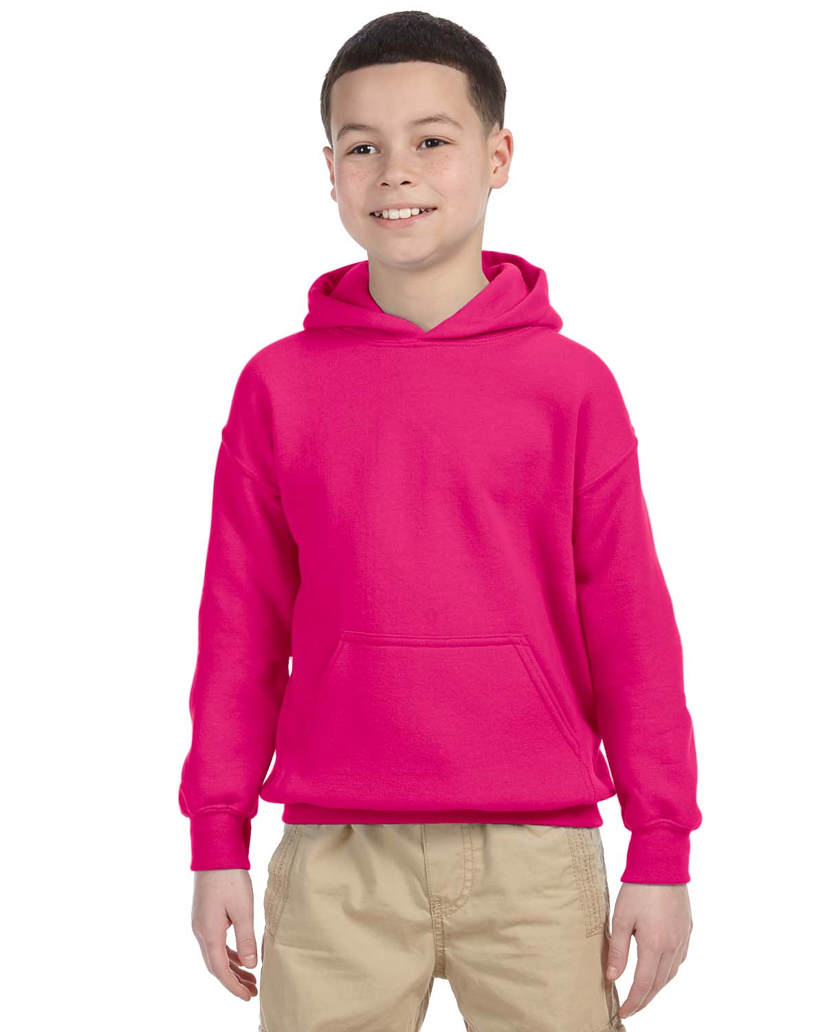 Gildan Youth Hoodie Heavy Blend Boys Girls 8 oz 50/50 Hoody S-XL G185B - Picture 23 of 55
