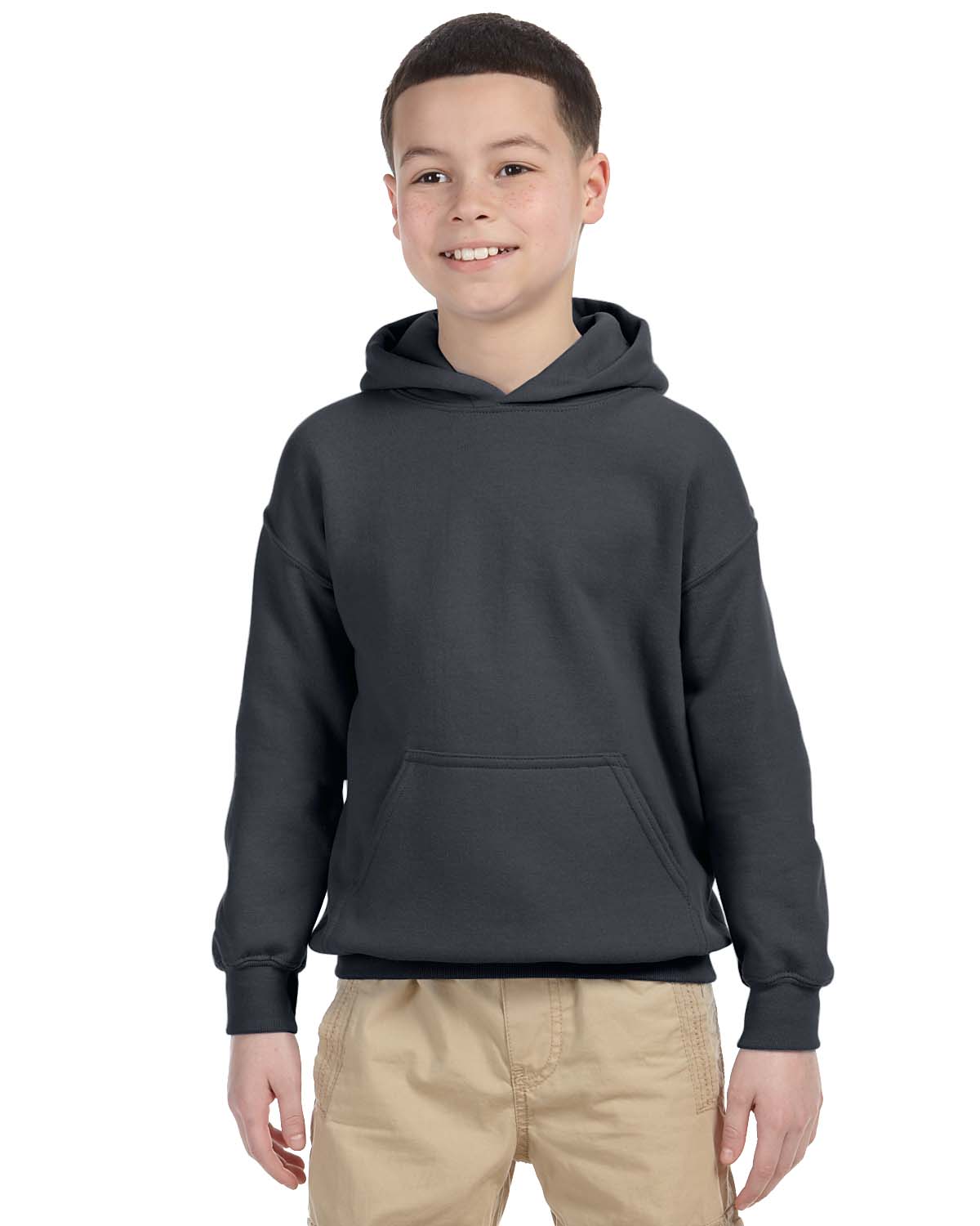 Gildan Youth Hoodie Heavy Blend Boys Girls 8 oz 50/50 Hoody S-XL G185B - Picture 11 of 55