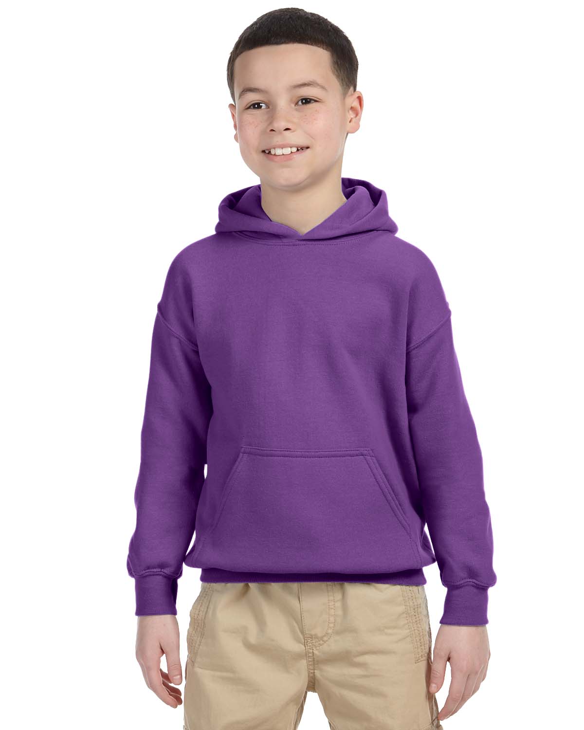Gildan Youth Hoodie Heavy Blend Boys Girls 8 oz 50/50 Hoody S-XL G185B - Picture 41 of 55