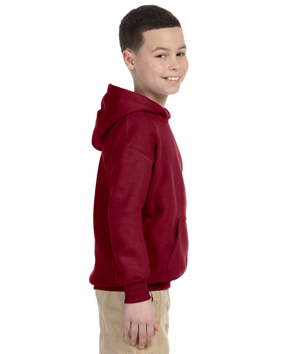 Gildan Youth Hoodie Heavy Blend Boys Girls 8 oz 50/50 Hoody S-XL G185B - Picture 18 of 55