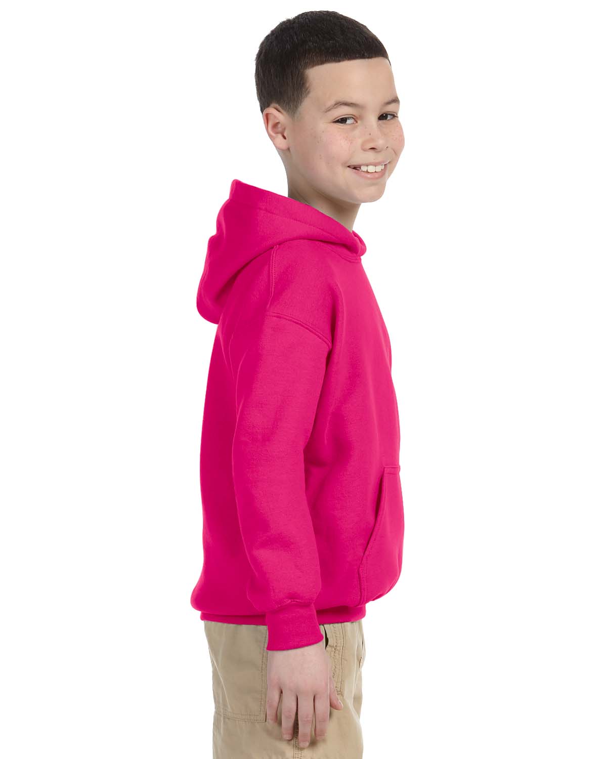 Gildan Youth Hoodie Heavy Blend Boys Girls 8 oz 50/50 Hoody S-XL G185B - Picture 24 of 55