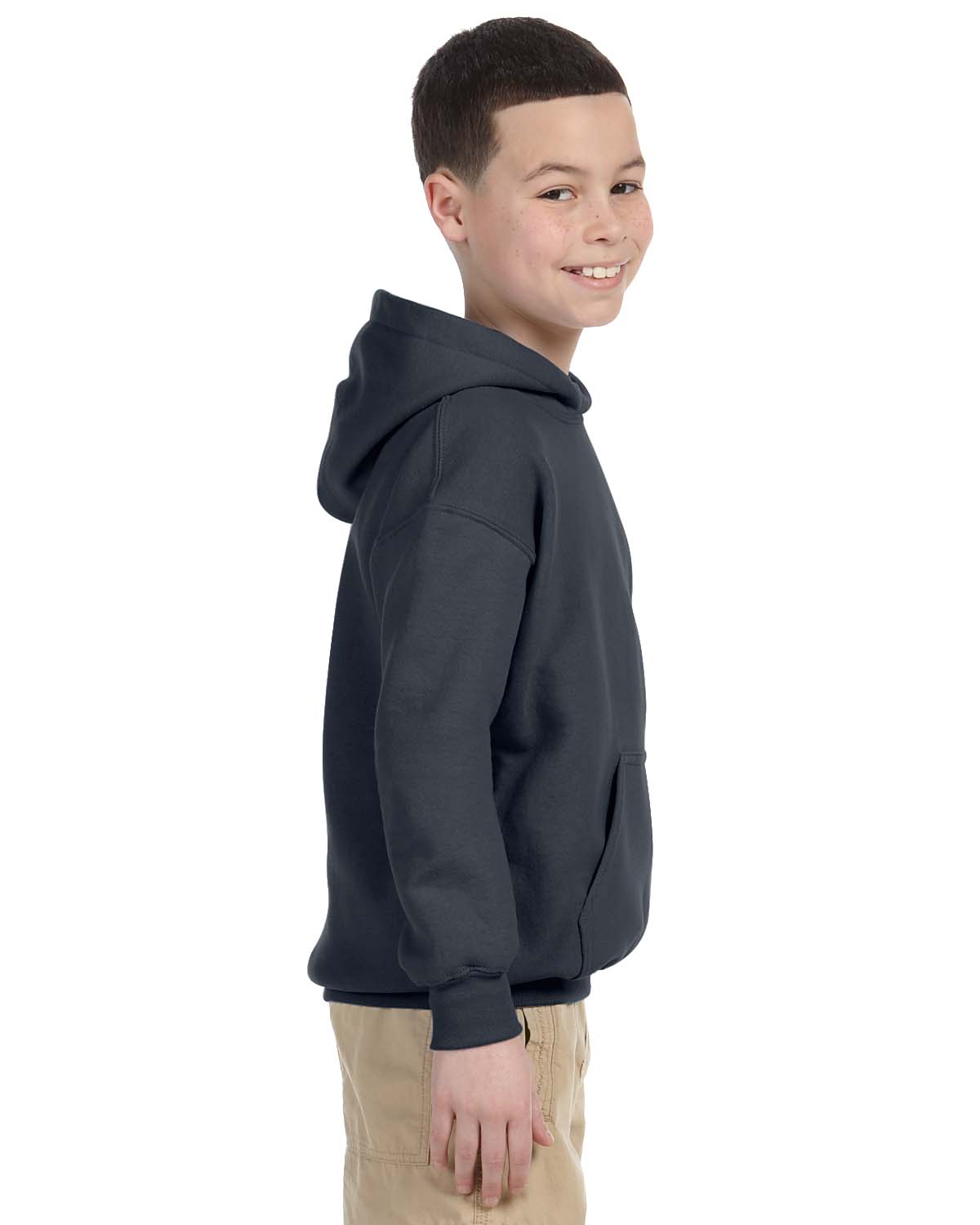 Gildan Youth Hoodie Heavy Blend Boys Girls 8 oz 50/50 Hoody S-XL G185B - Picture 12 of 55
