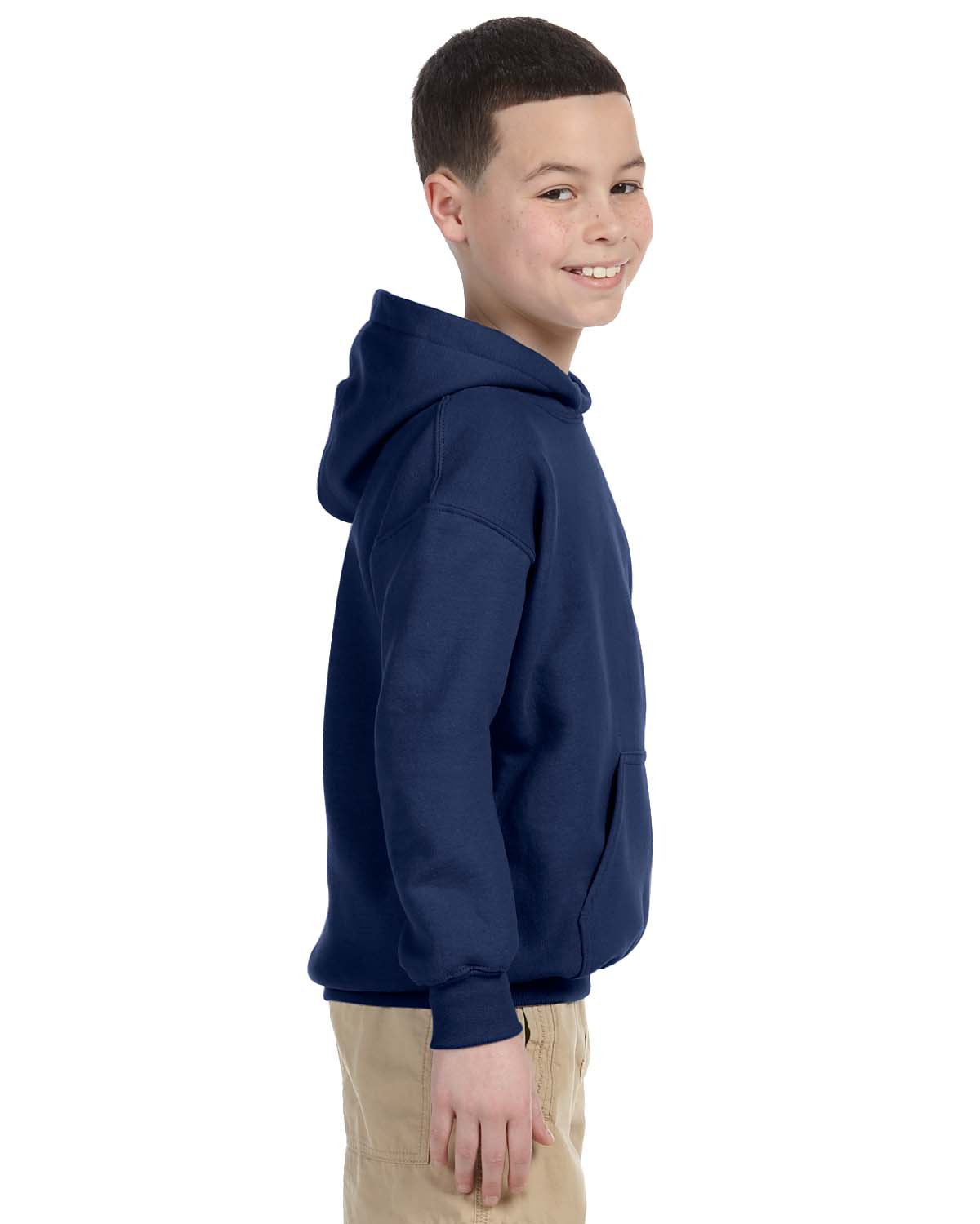 Gildan Youth Hoodie Heavy Blend Boys Girls 8 oz 50/50 Hoody S-XL G185B - Picture 36 of 55