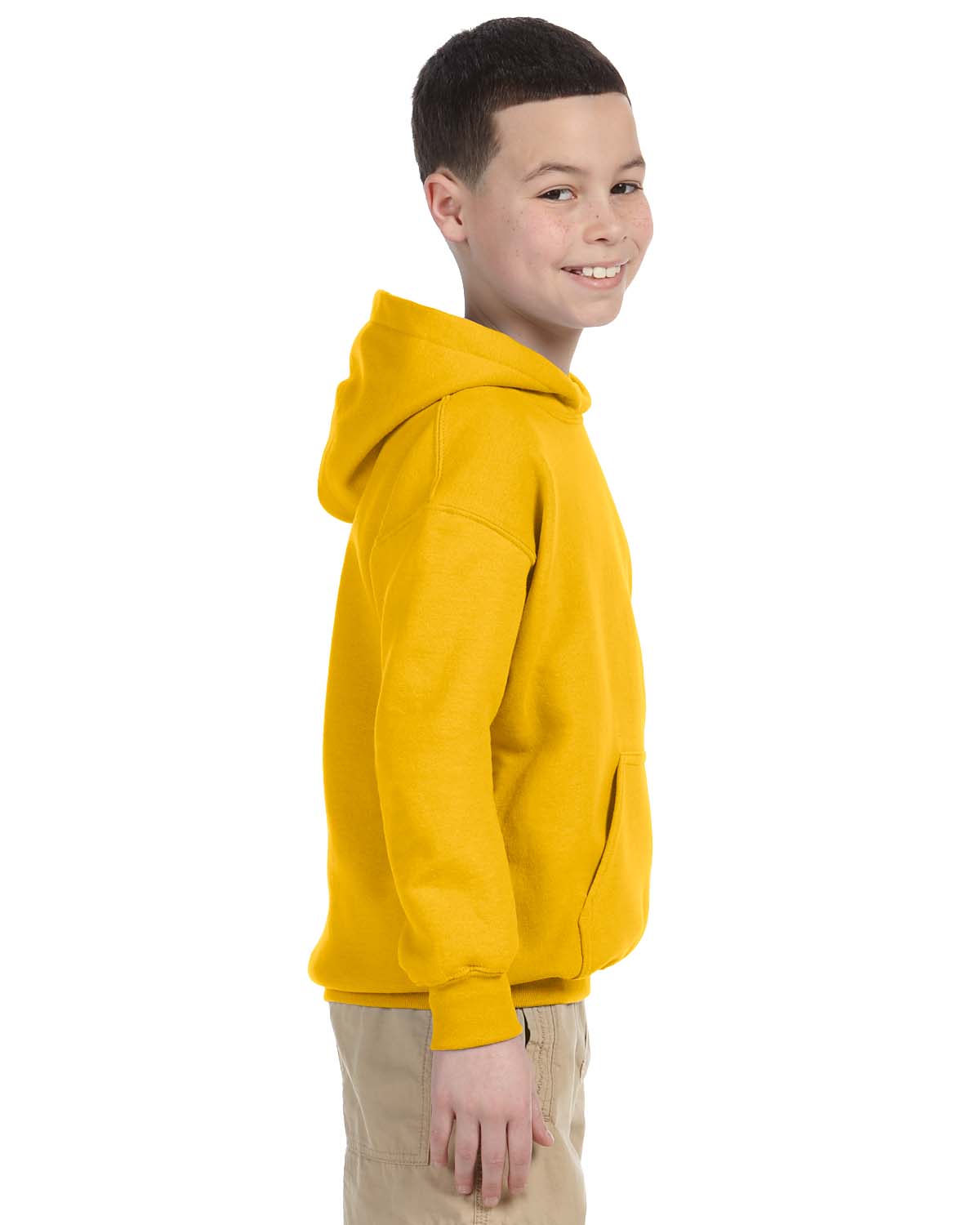 Gildan Youth Hoodie Heavy Blend Boys Girls 8 oz 50/50 Hoody S-XL G185B - Picture 21 of 55