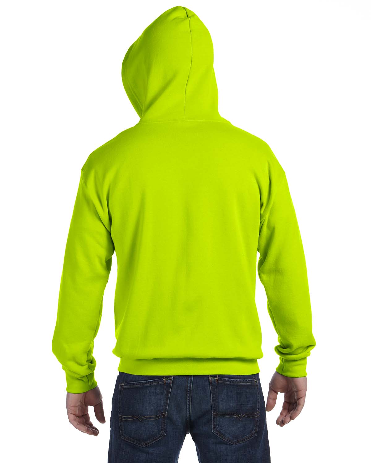 Gildan Mens Hoodie Full Zip Drawstring Ribbed Heavy Blend S-XL R-G186