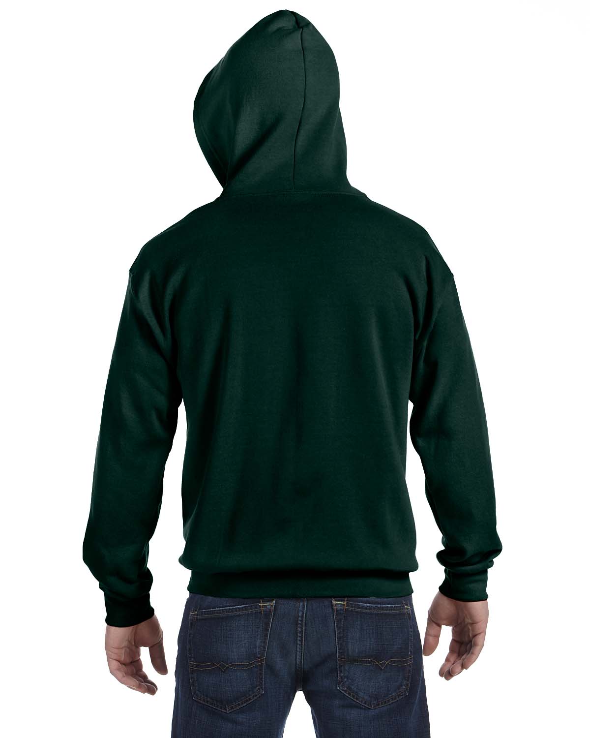 Gildan Mens Hoodie Full Zip Drawstring Ribbed Heavy Blend S-XL R-G186