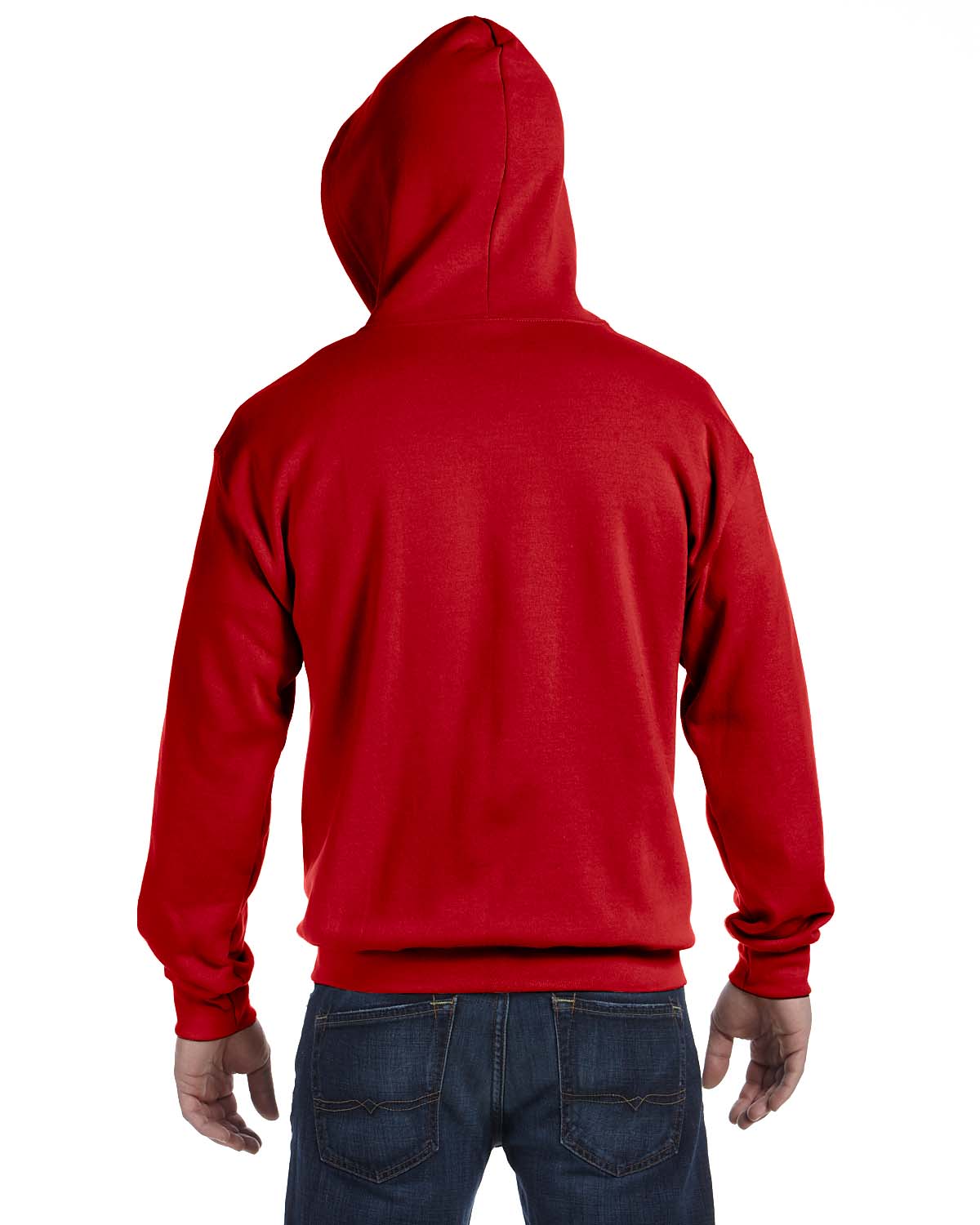 Gildan Mens Hoodie Full Zip Drawstring Ribbed Heavy Blend S-XL R-G186