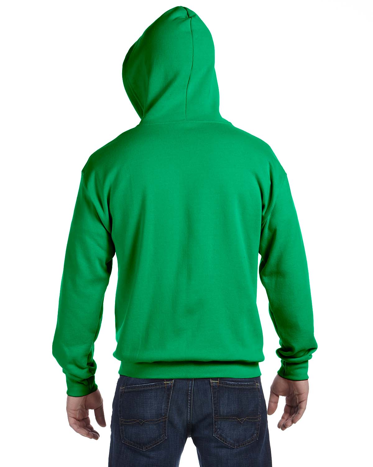 Gildan Mens Hoodie Full Zip Drawstring Ribbed Heavy Blend S-XL R-G186