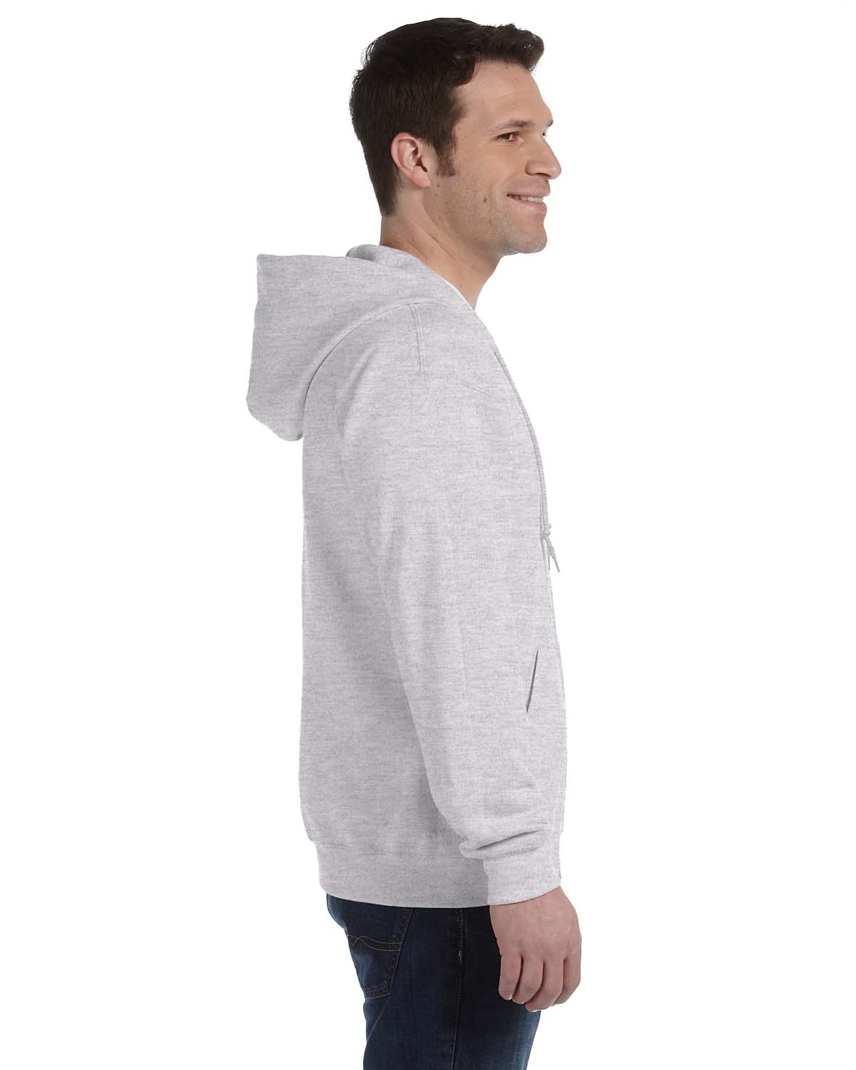 Gildan Mens Hoodie Full Zip Drawstring Ribbed Heavy Blend S-XL R-G186