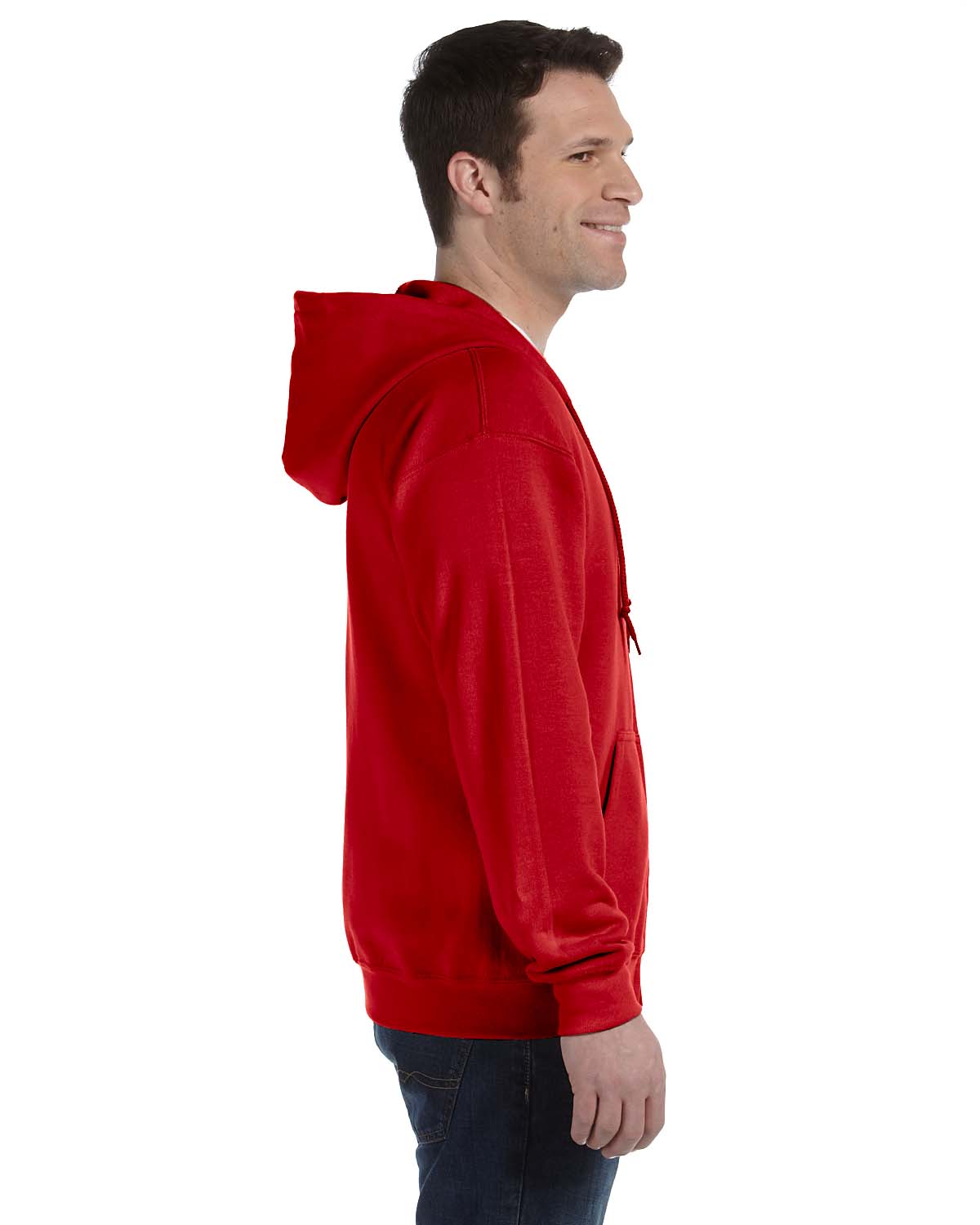 Gildan Mens Hoodie Full Zip Drawstring Ribbed Heavy Blend S-XL R-G186