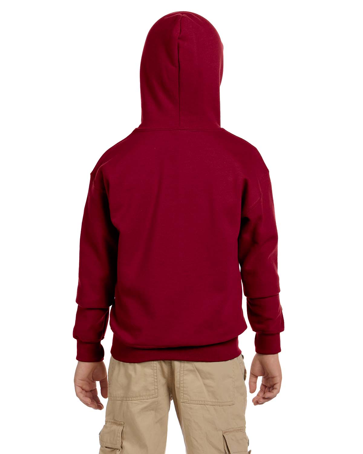 Gildan Youth Full-Zip Sweatshirt Heavy Blend 8 oz 50/50 Hoodie G186B - Picture 9 of 28