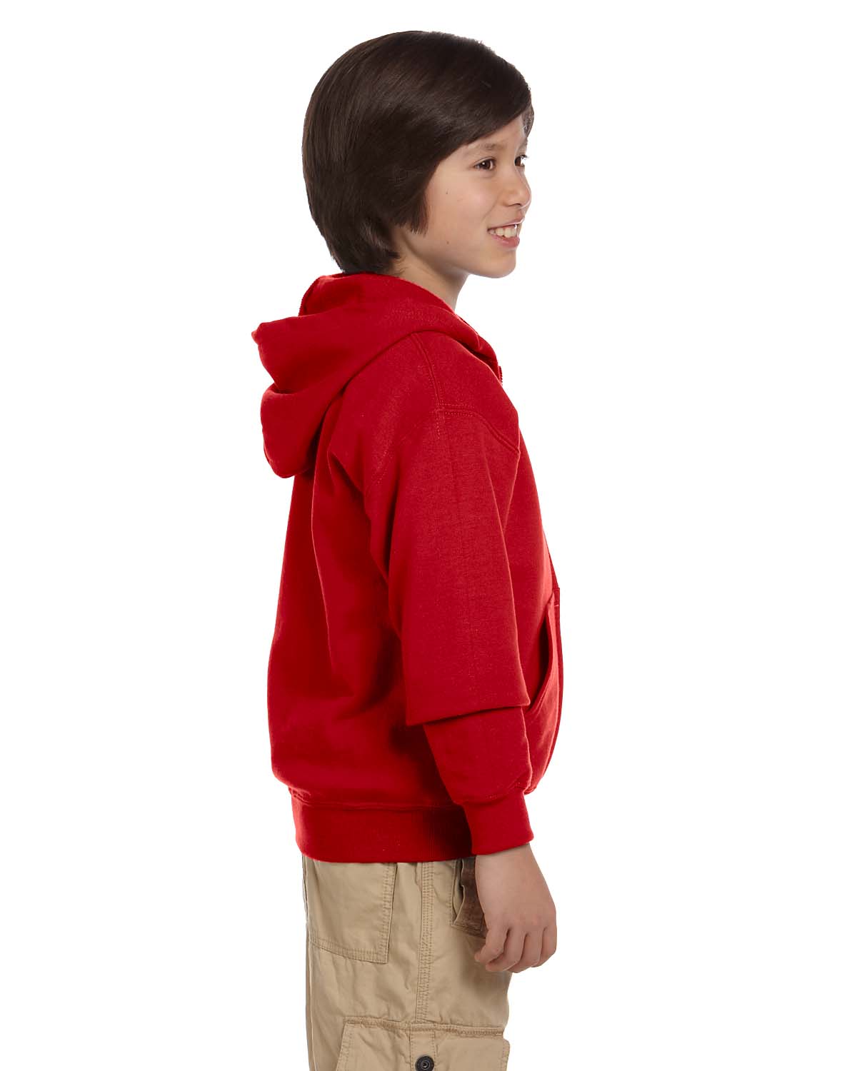Gildan Youth Full-Zip Sweatshirt Heavy Blend 8 oz 50/50 Hoodie G186B - Picture 22 of 28