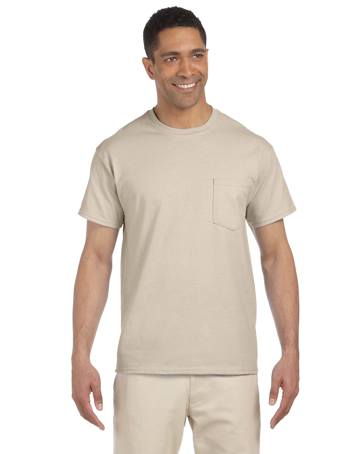 Gildan Mens T-Shirt Pocket Short Sleeves Ultra Cotton 6 oz  S-XL M-G230