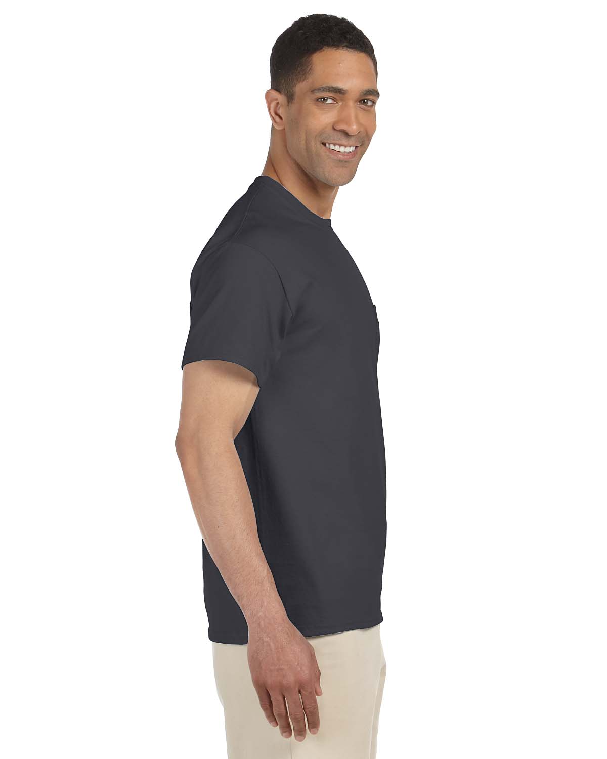 Gildan Mens T-Shirt Pocket Short Sleeves Ultra Cotton 6 oz  S-XL M-G230