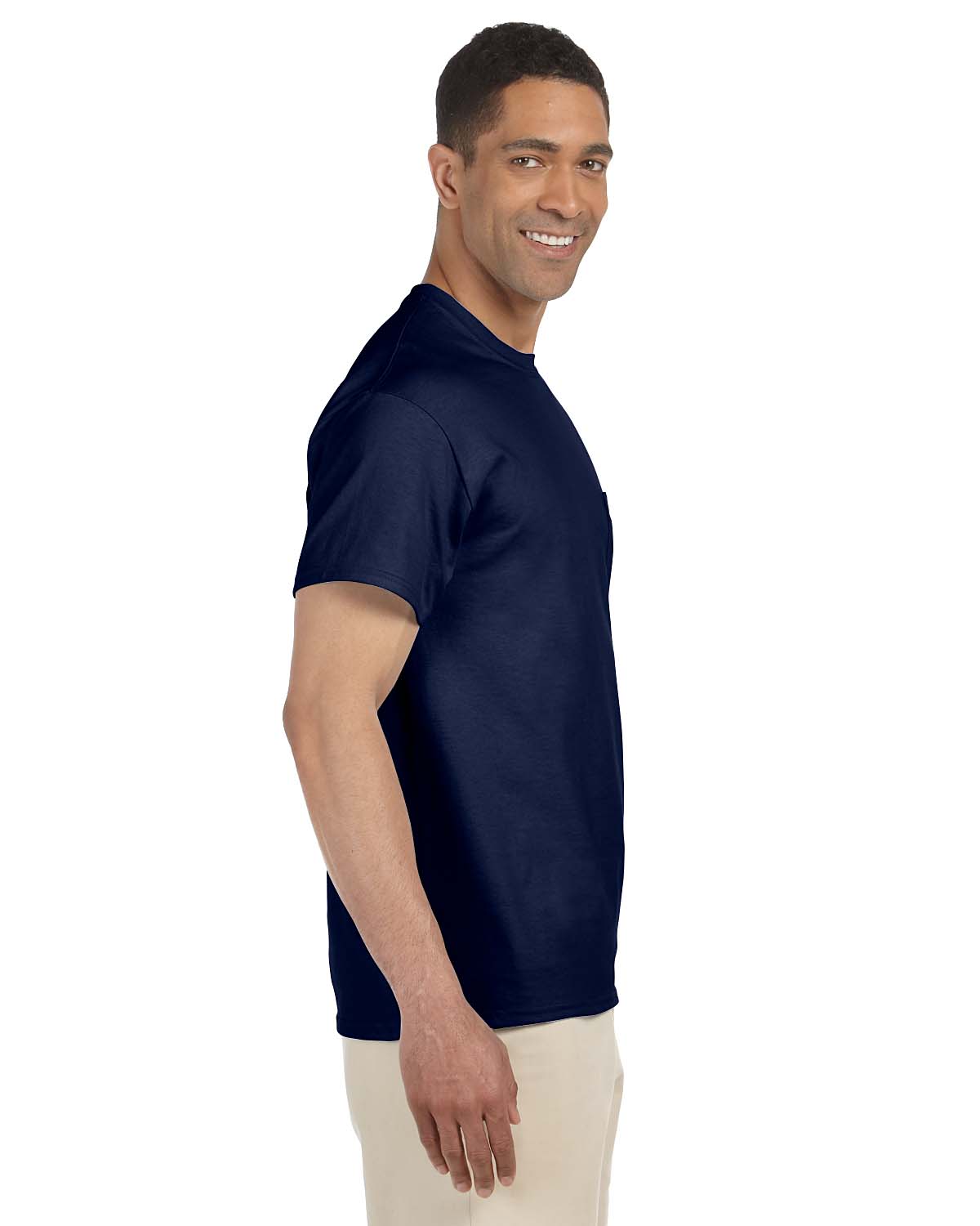 Gildan Mens T-Shirt Pocket Short Sleeves Ultra Cotton 6 oz  S-XL M-G230