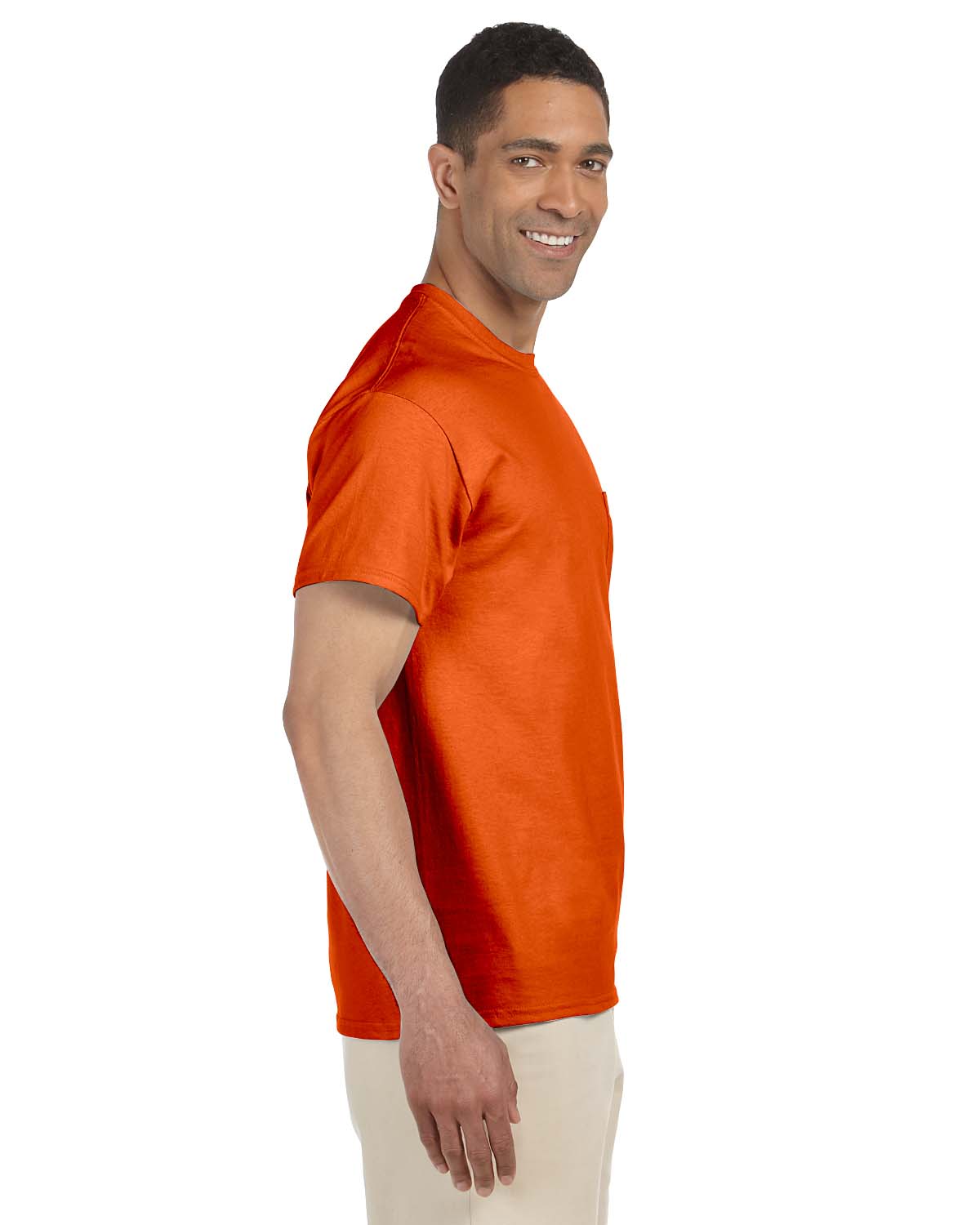 Gildan Mens T-Shirt Pocket Short Sleeves Ultra Cotton 6 oz  S-XL M-G230