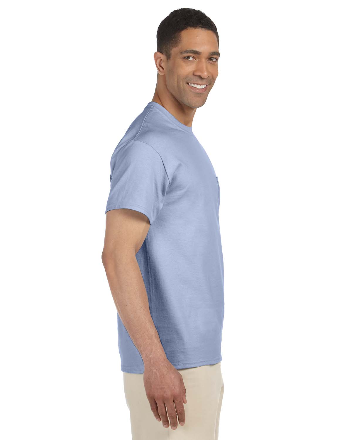 Gildan Mens T-Shirt Pocket Short Sleeves Ultra Cotton 6 oz  S-XL M-G230