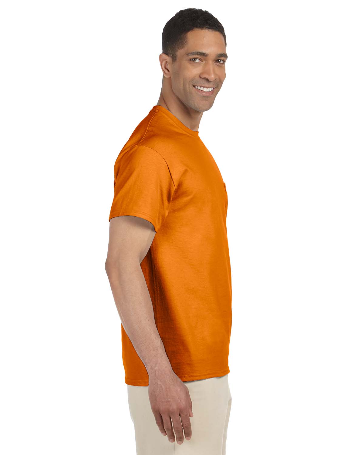 Gildan Mens T-Shirt Pocket Short Sleeves Ultra Cotton 6 oz  S-XL M-G230