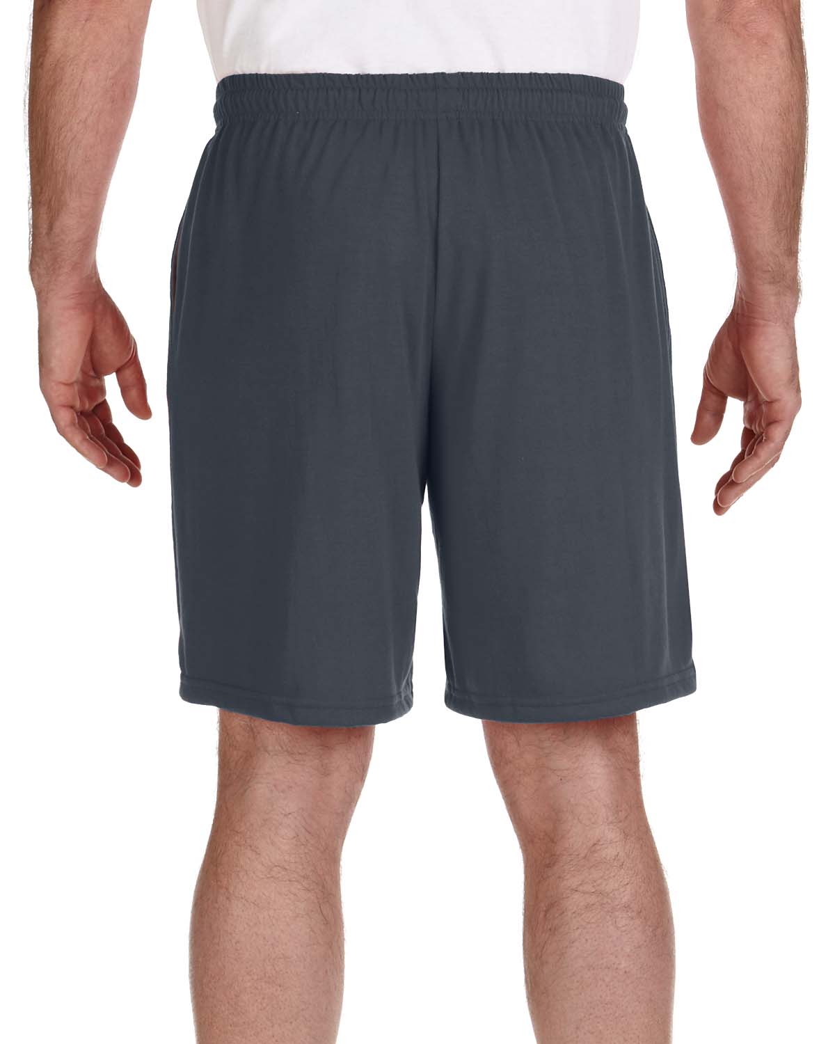 NEW Gildan 100 % Polyester Mens Dri-Fit 9 Inch Shorts with Pockets S ...