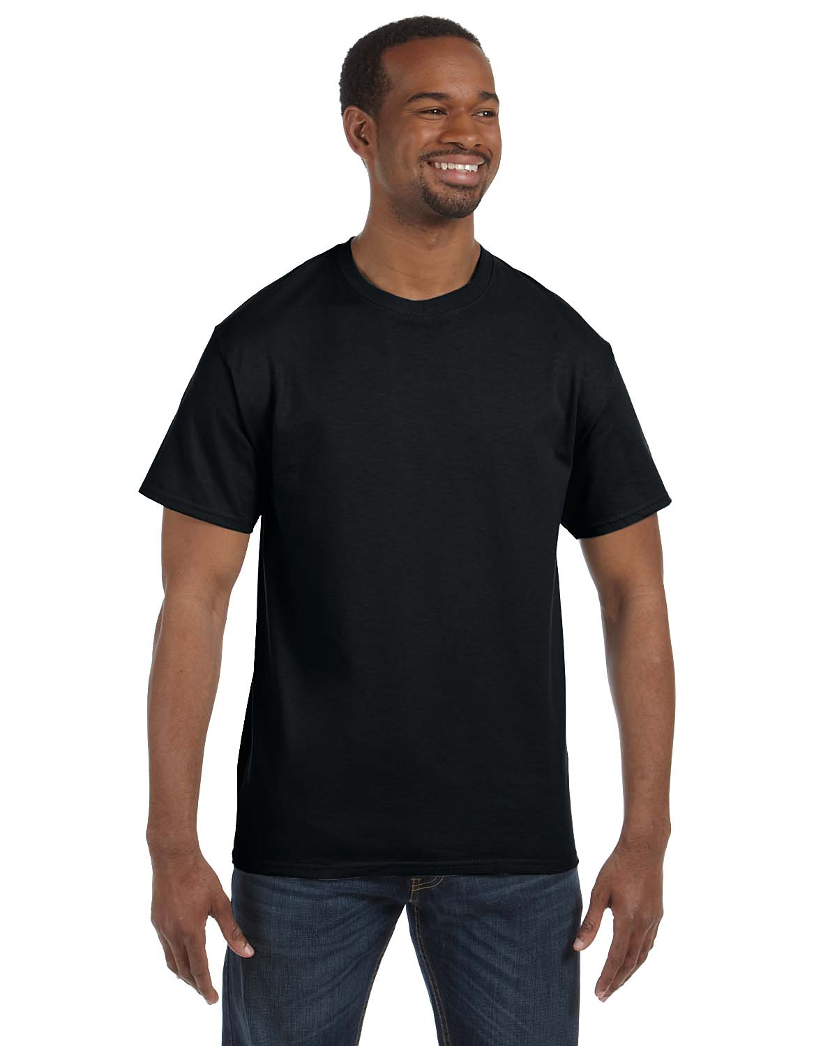 Gildan Mens T-Shirt 100% Cotton Short Sleeves Heavy Cotton Big