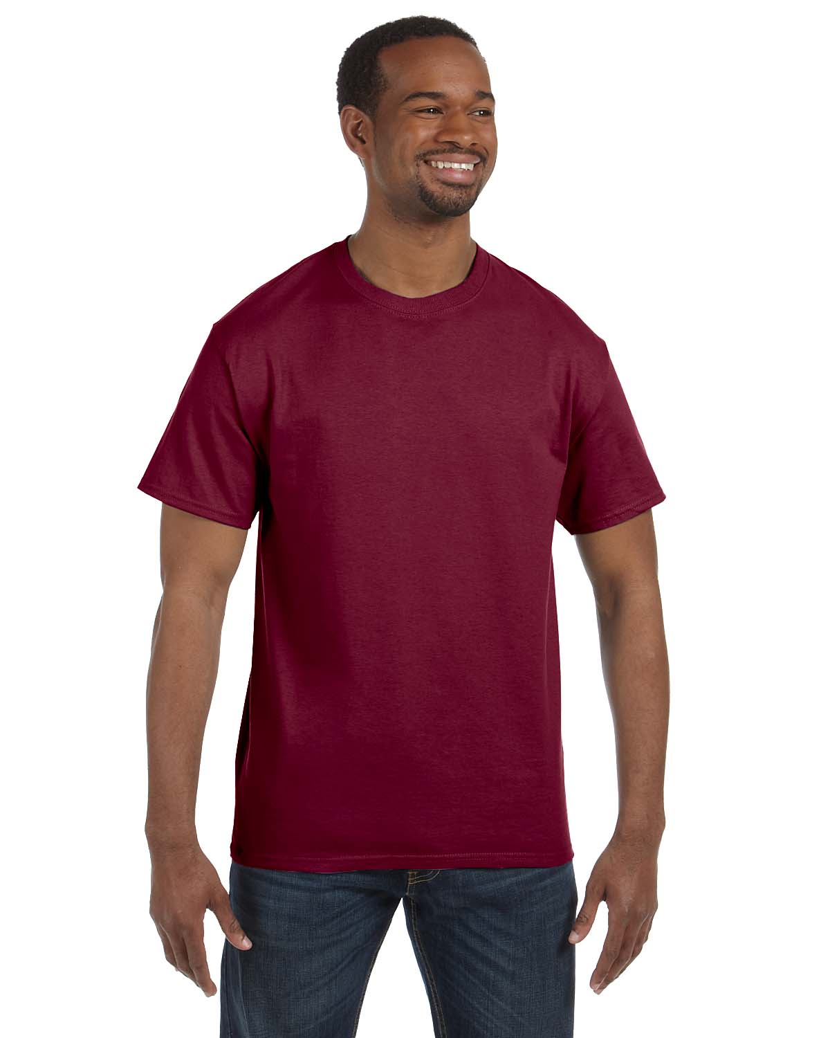 Gildan Mens T-Shirt 100% Cotton Short Sleeves Heavy Cotton Big
