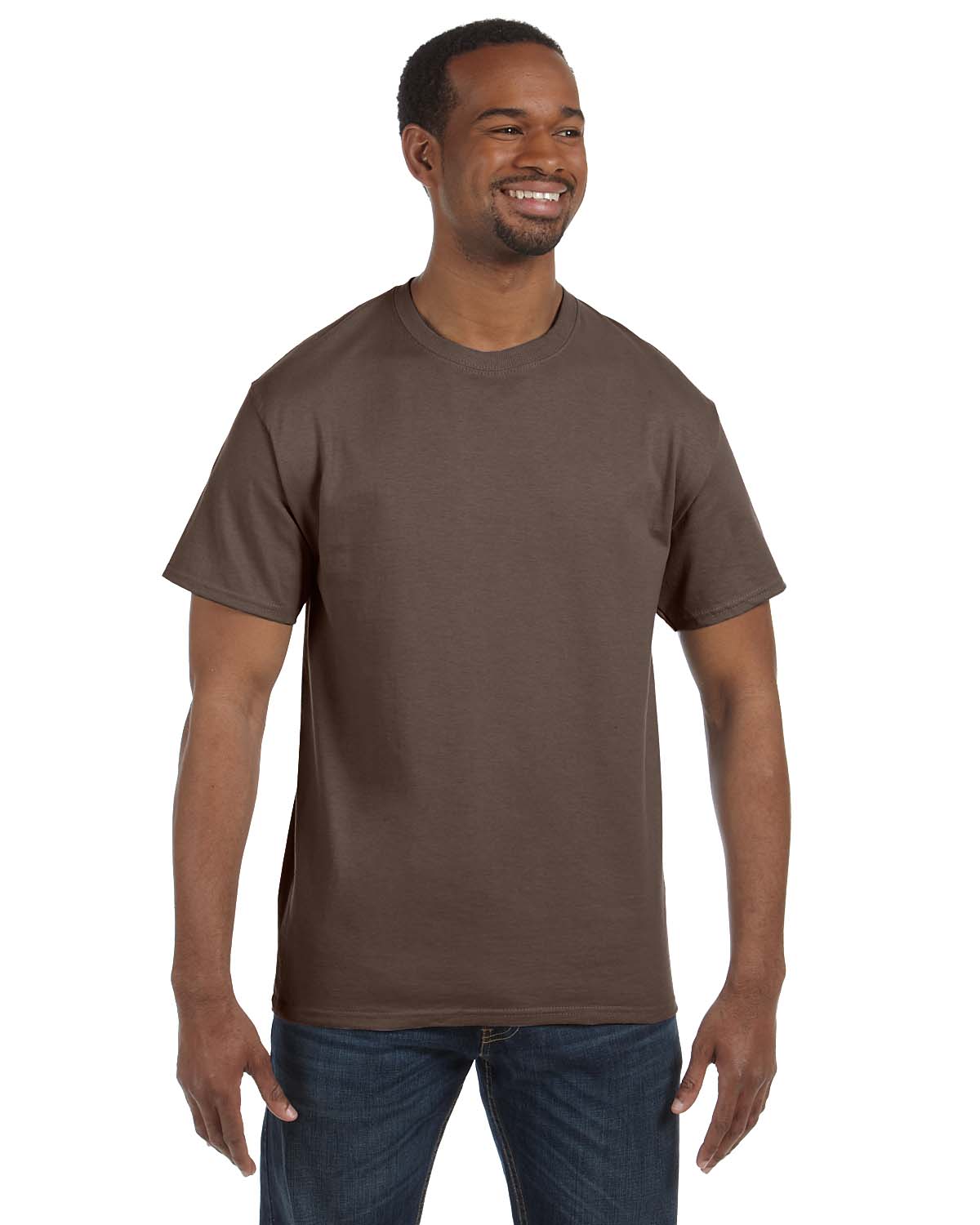 Gildan Mens T-Shirt 100% Cotton Short Sleeves Heavy Cotton Big