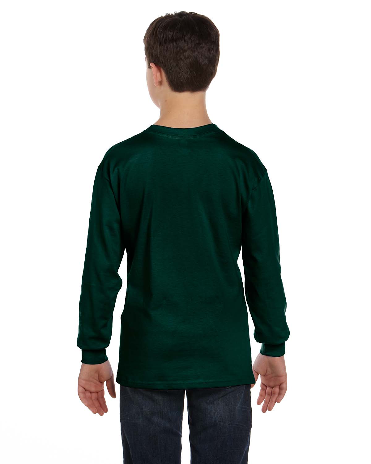 Gildan Youth T-Shirt Long Sleeve Heavy Cotton 5.3 oz XS-XL G540B - Picture 12 of 34