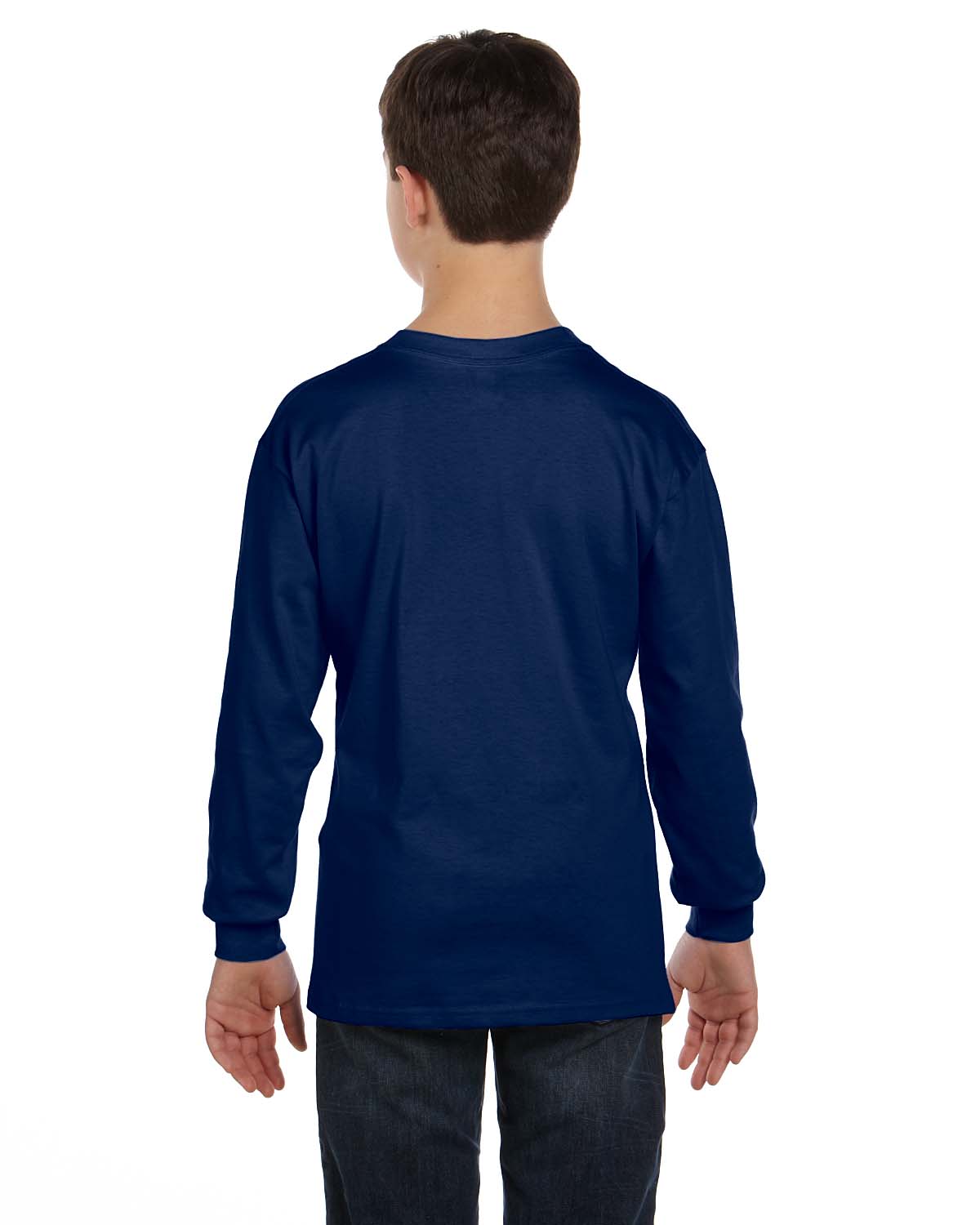 Gildan Youth T-Shirt Long Sleeve Heavy Cotton 5.3 oz XS-XL G540B - Picture 24 of 34