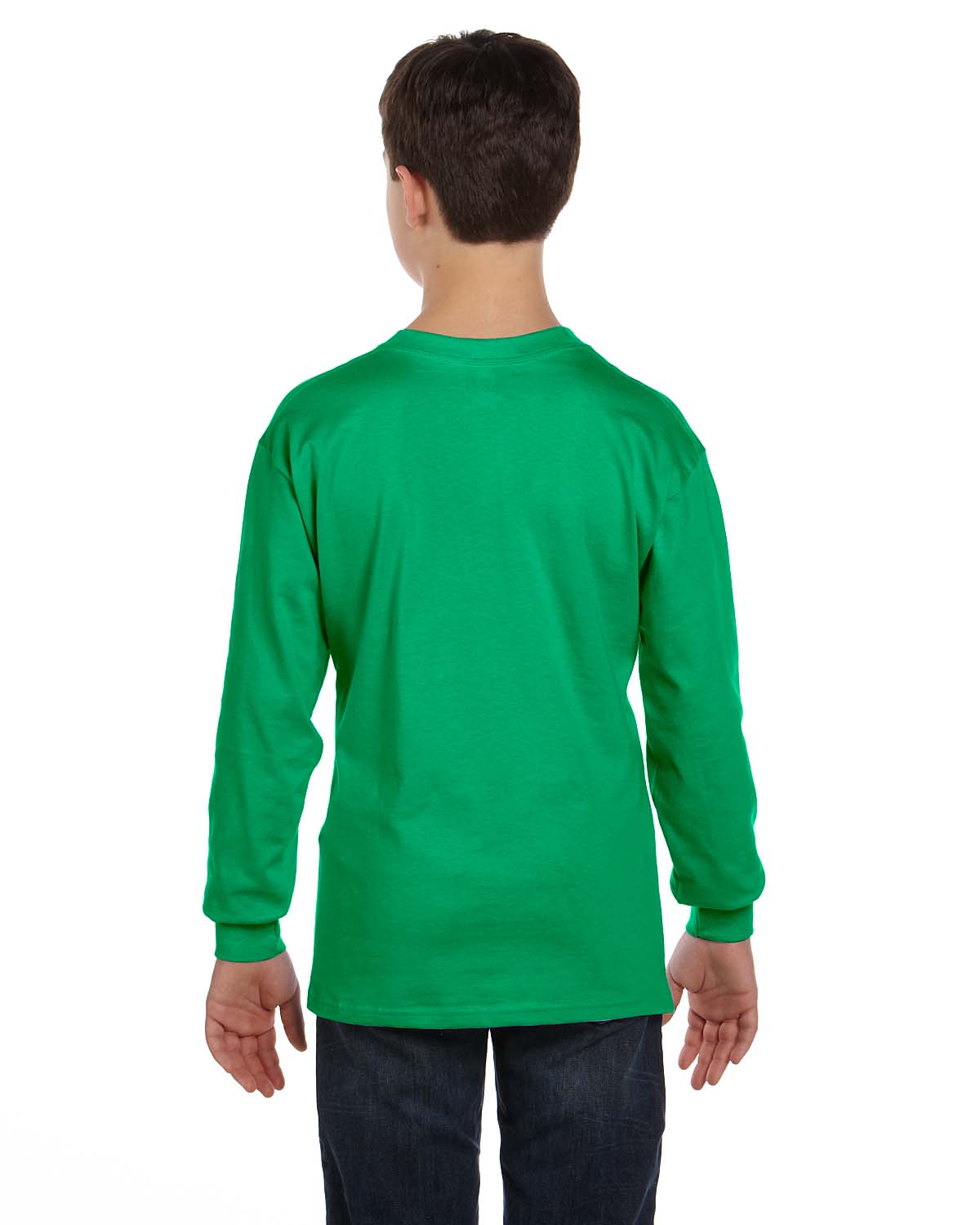 Gildan Youth T-Shirt Long Sleeve Heavy Cotton 5.3 oz XS-XL G540B - Picture 21 of 34