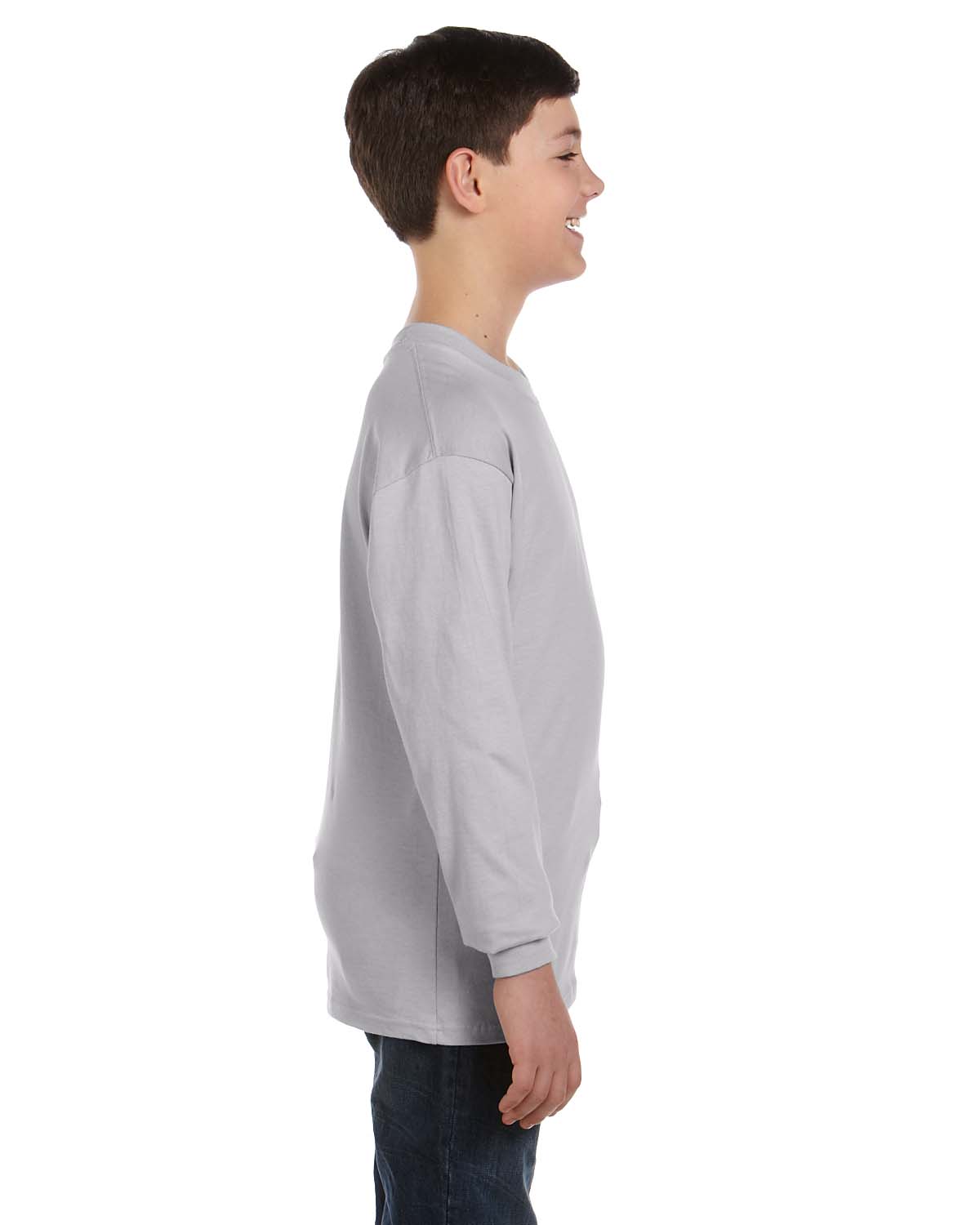 Gildan Youth T-Shirt Long Sleeve Heavy Cotton 5.3 oz XS-XL G540B - Picture 34 of 34
