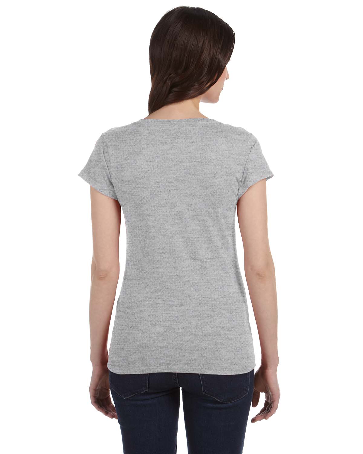 Gildan Ladies SoftStyle Junior Fit V-Neck T-Shirt G64VL | eBay