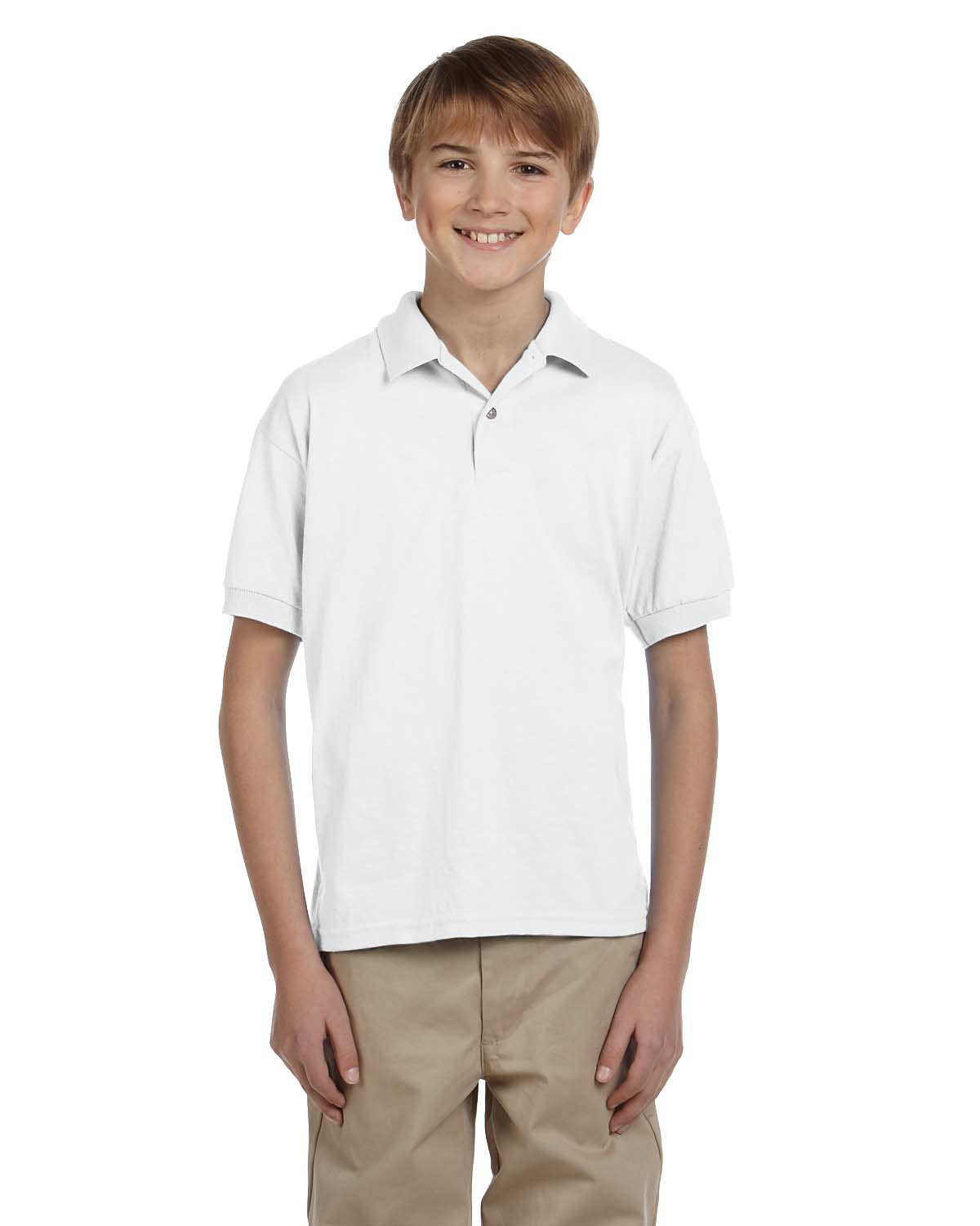 Gildan Youth Polo Shirt Short Sleeve DryBlend 50/50 Sport G880B - Picture 2 of 49
