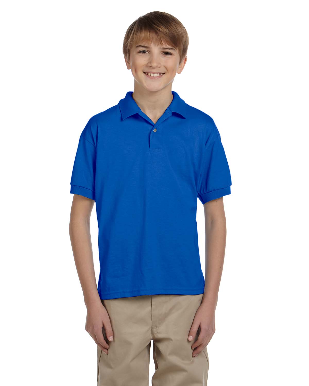Gildan Youth Polo Shirt Short Sleeve DryBlend 50/50 Sport G880B - Picture 41 of 49