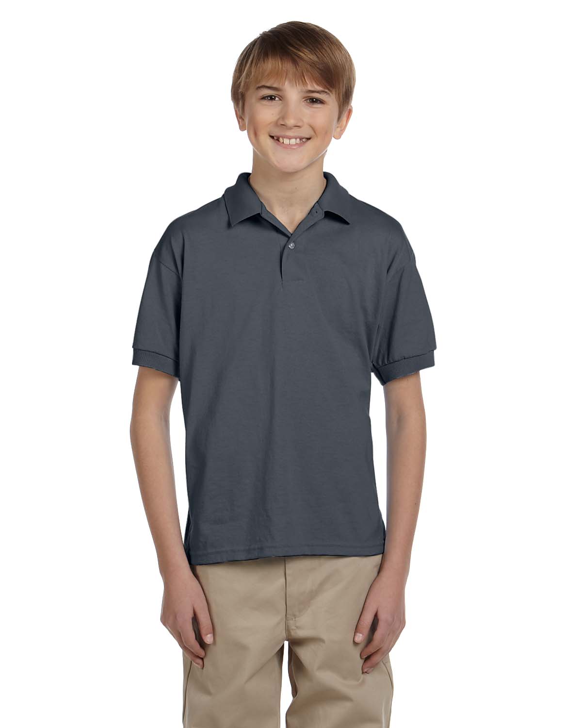 Gildan Youth Polo Shirt Short Sleeve DryBlend 50/50 Sport G880B - Picture 11 of 49