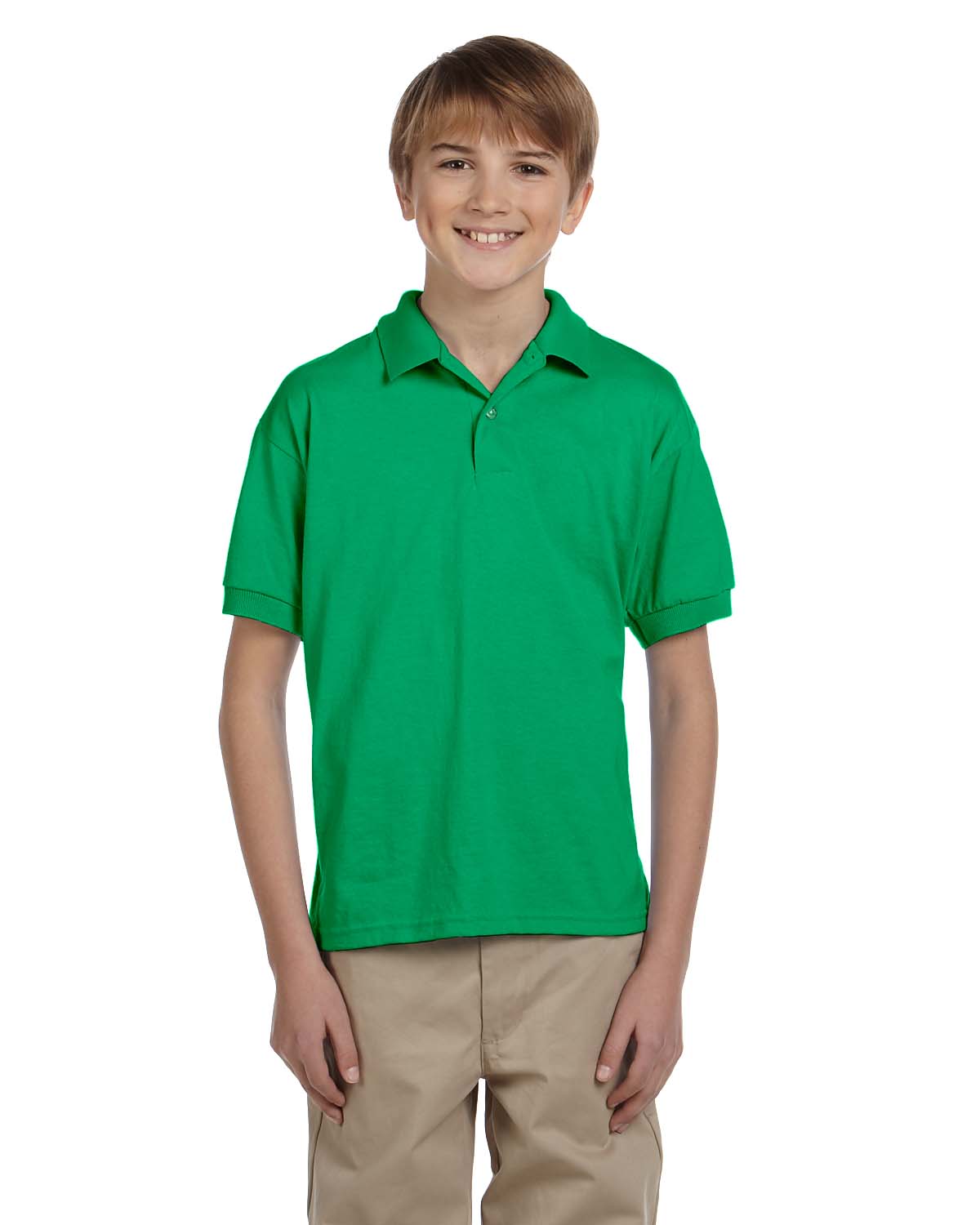 Gildan Youth Polo Shirt Short Sleeve DryBlend 50/50 Sport G880B - Picture 20 of 49