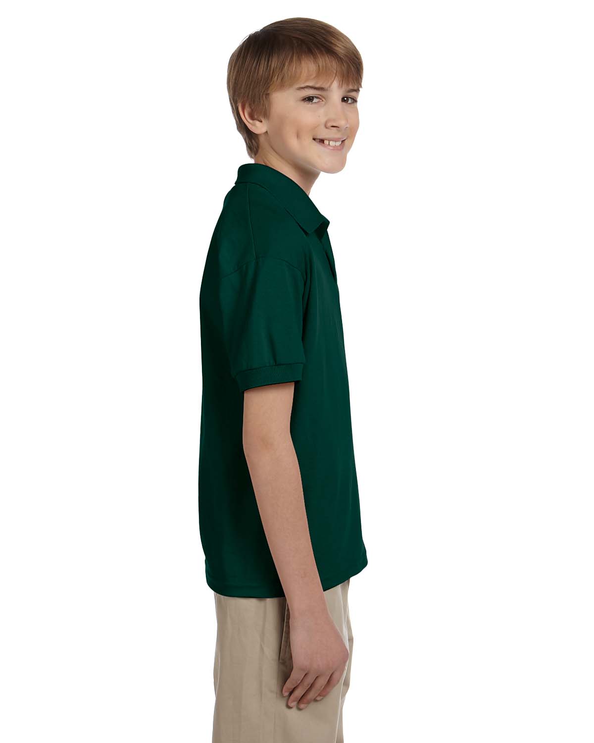 Gildan Youth Polo Shirt Short Sleeve DryBlend 50/50 Sport G880B - Picture 16 of 49